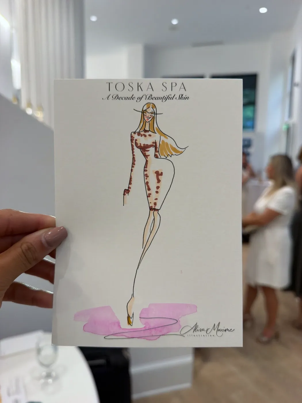 Live fashion sketch 13 from Shop Event at Toska Spa & Facial Bar, Charlotte