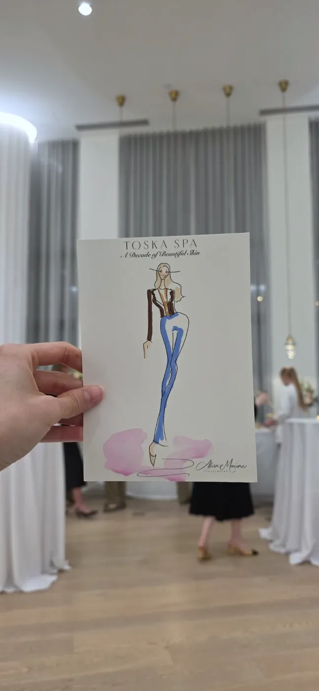 Live fashion sketch 12 from Shop Event at Toska Spa & Facial Bar, Charlotte