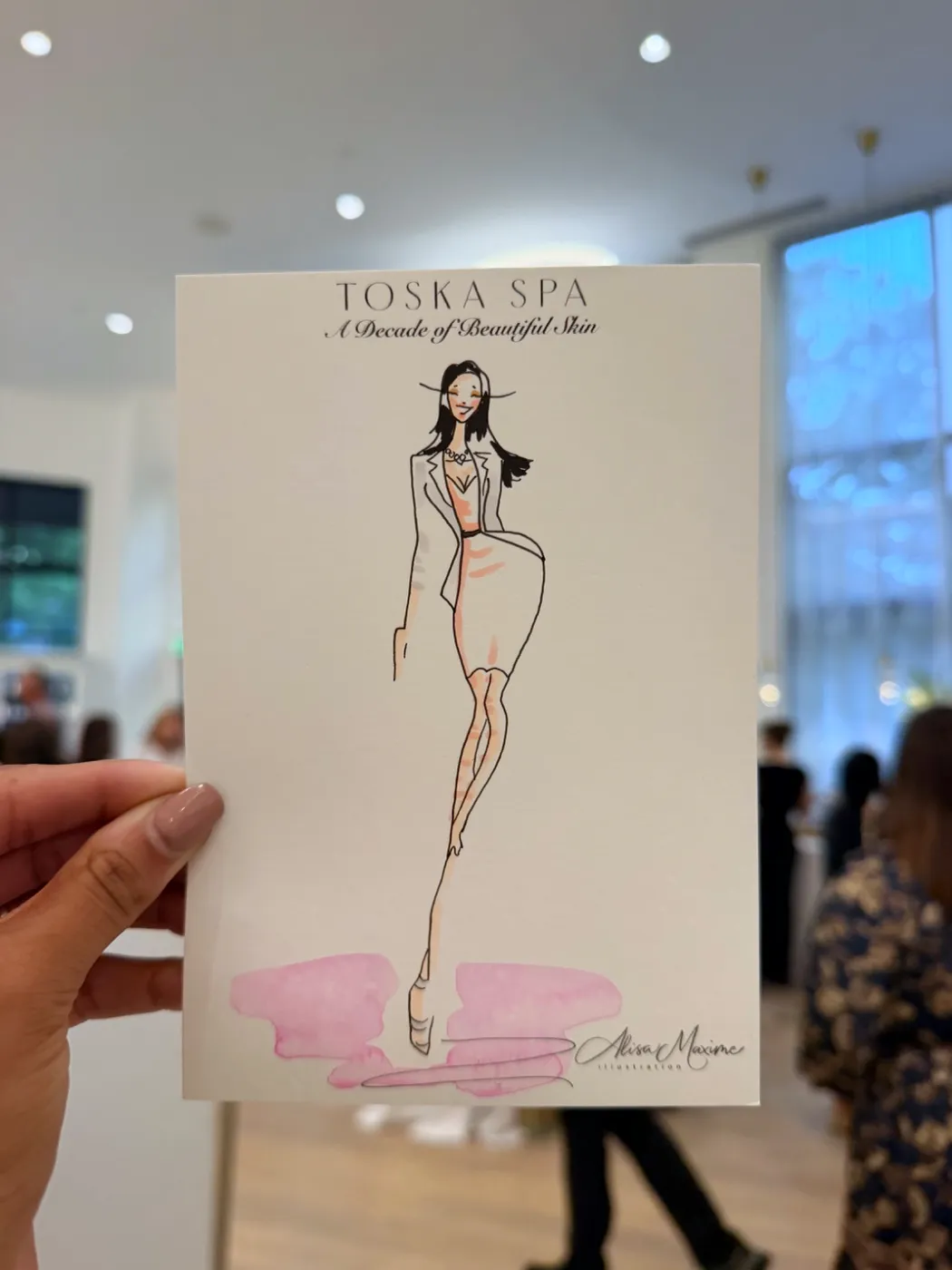 Live fashion sketch 14 from Shop Event at Toska Spa & Facial Bar, Charlotte