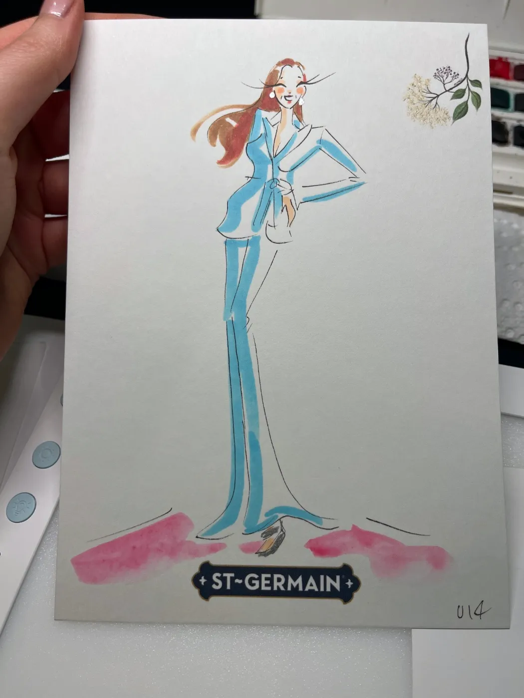 Live fashion sketch 14 from Brand Activation at JW Marriott Austin