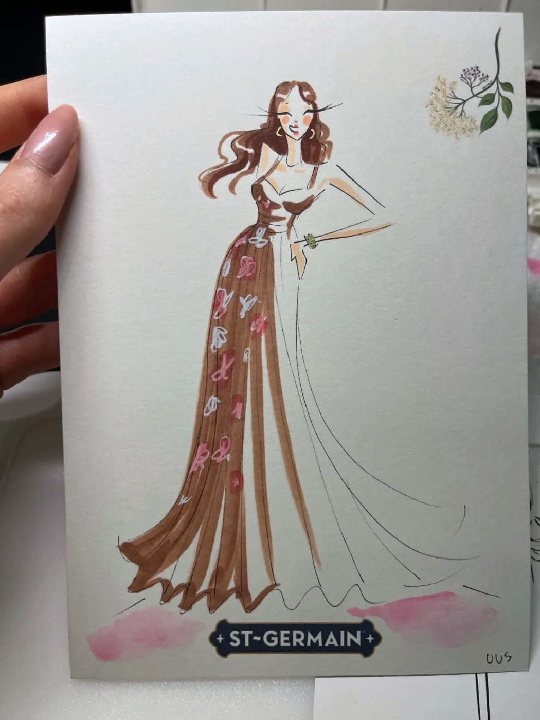 Live fashion sketch 5 from Brand Activation at JW Marriott Austin
