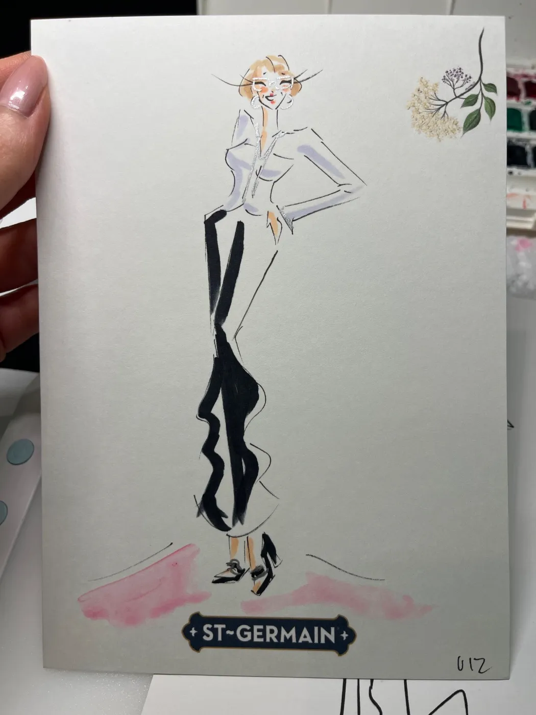 Live fashion sketch 12 from Brand Activation at JW Marriott Austin