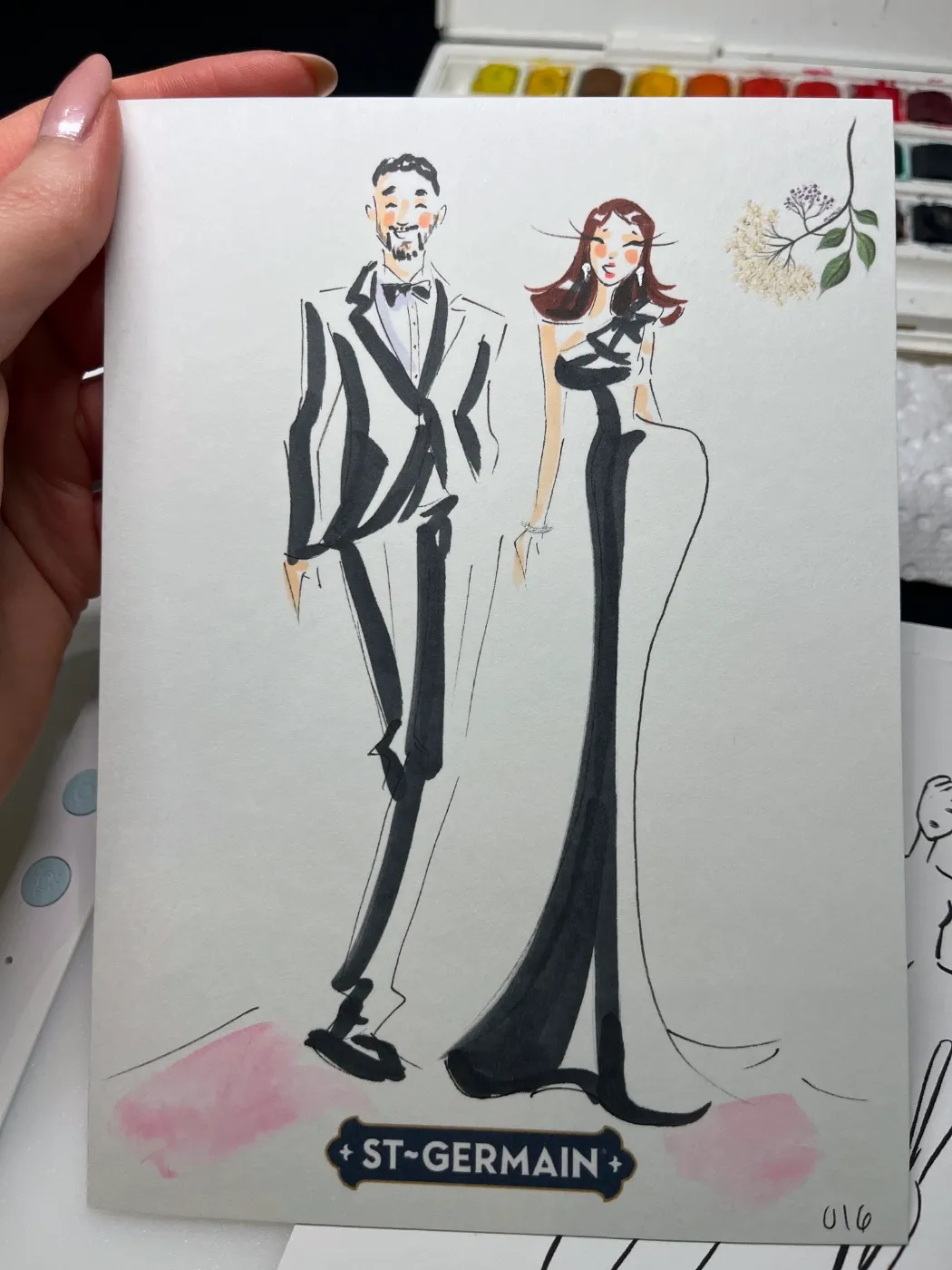 Live fashion sketch 16 from Brand Activation at JW Marriott Austin