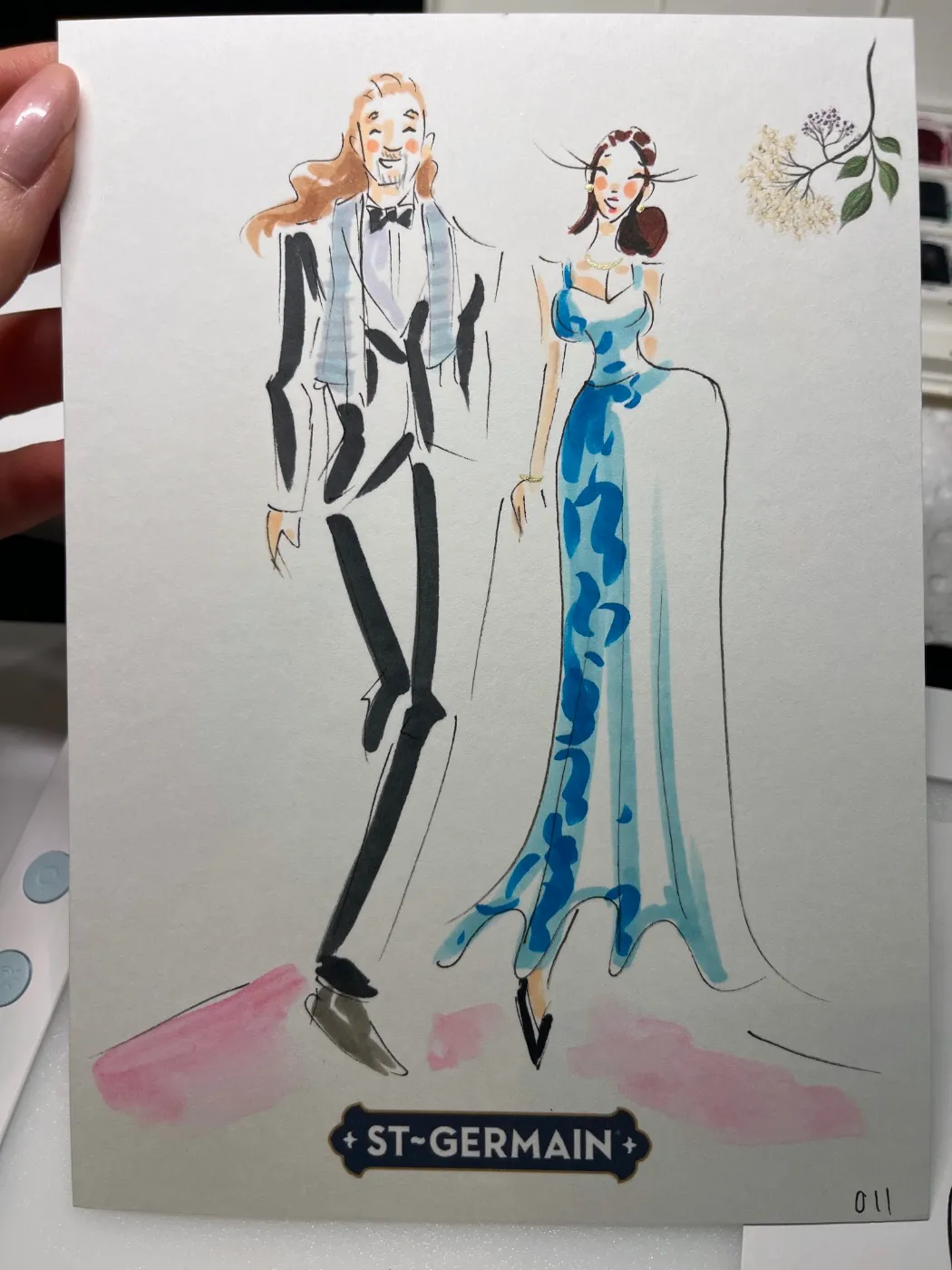 Live fashion sketch 11 from Brand Activation at JW Marriott Austin