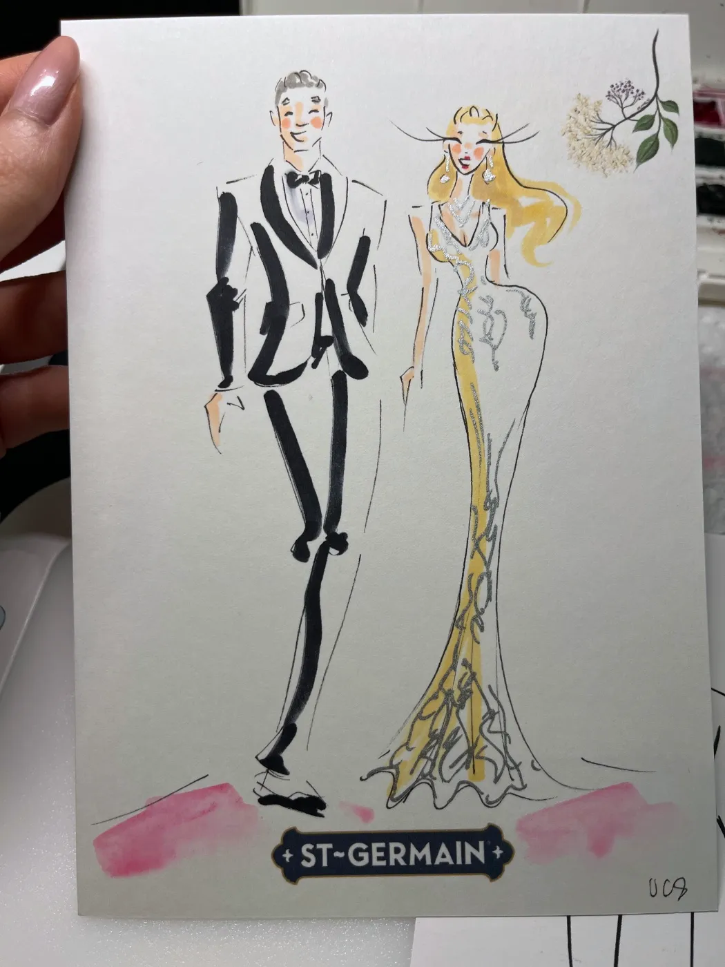 Live fashion sketch 8 from Brand Activation at JW Marriott Austin