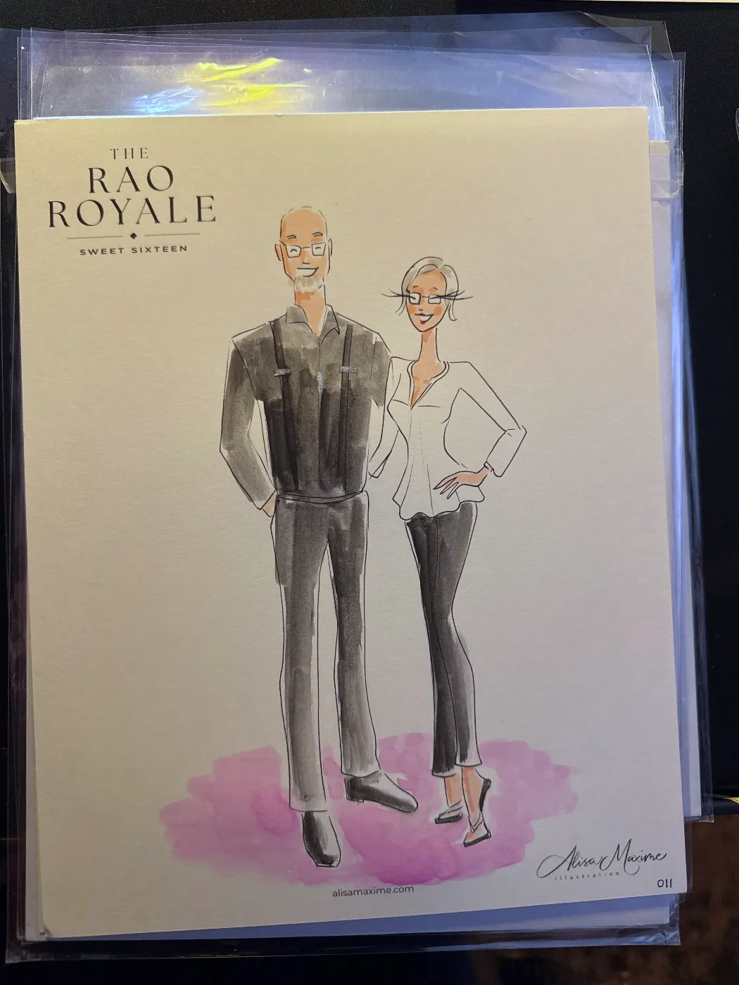 Live fashion sketch 11 from Private Party at The Post Oak Hotel, Houston