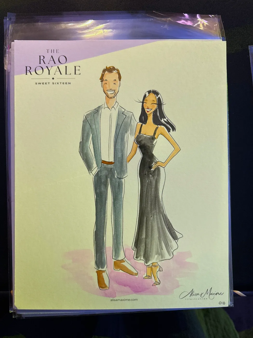 Live fashion sketch 15 from Private Party at The Post Oak Hotel, Houston