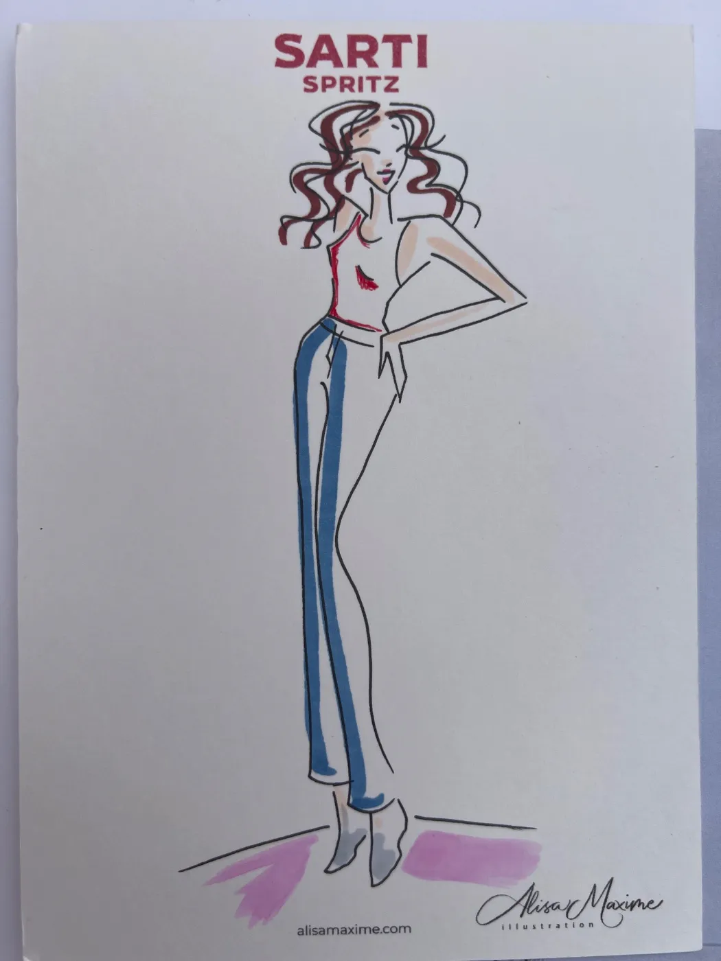 Live fashion sketch 6 from Brand Activation in San Diego