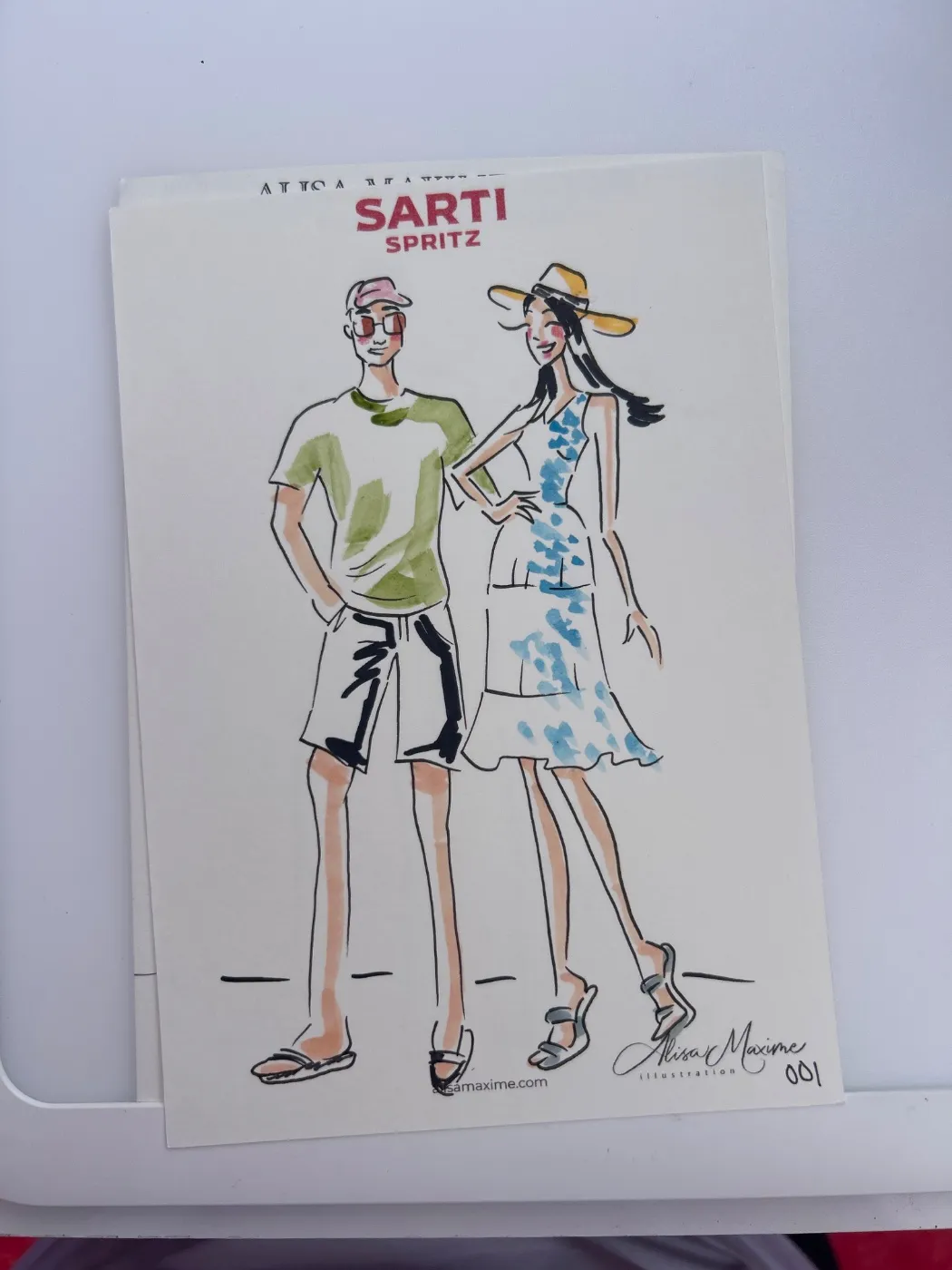 Live sketch from Brand Activation in San Diego