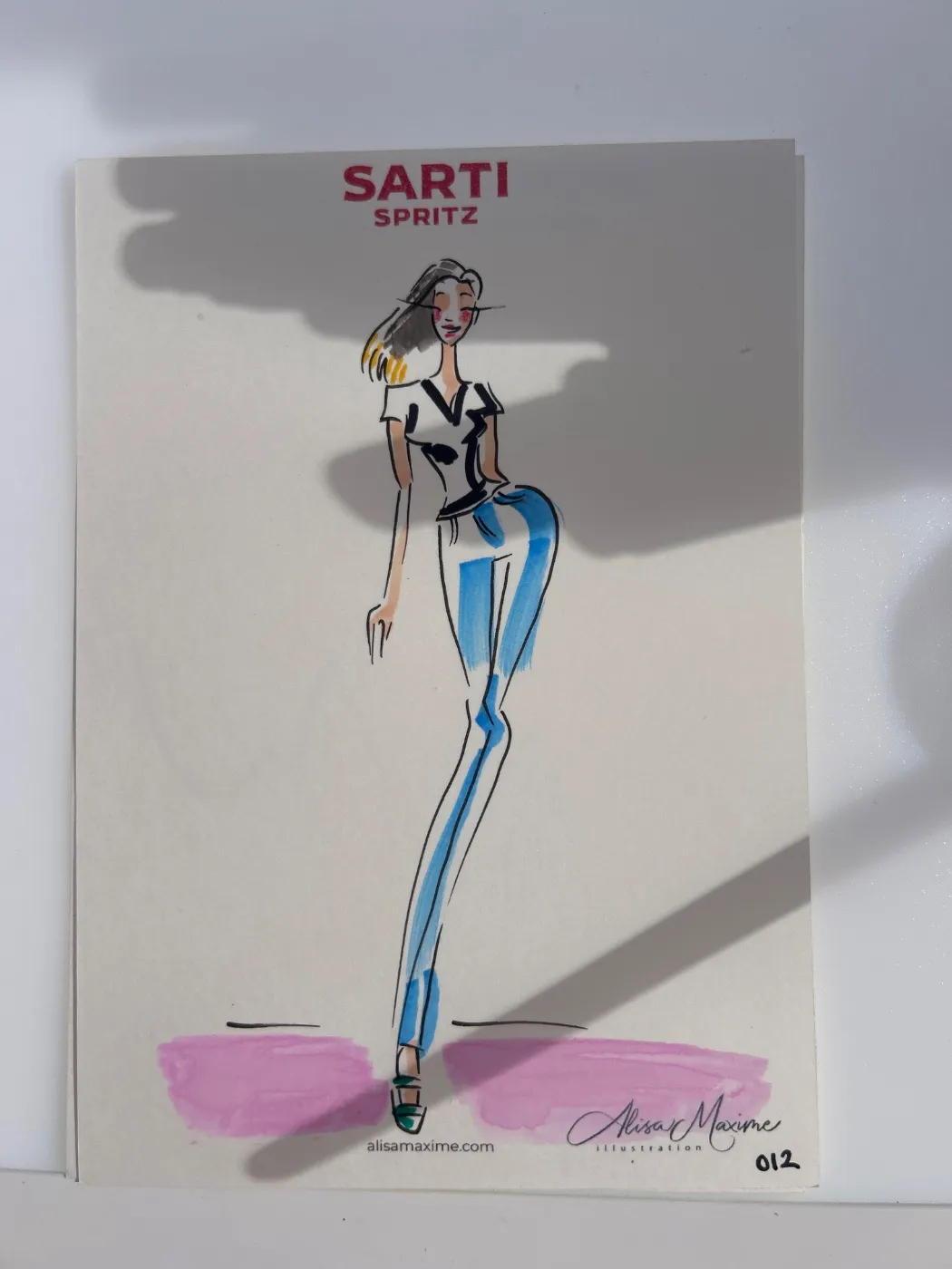 Live fashion sketch 12 from Brand Activation in San Diego