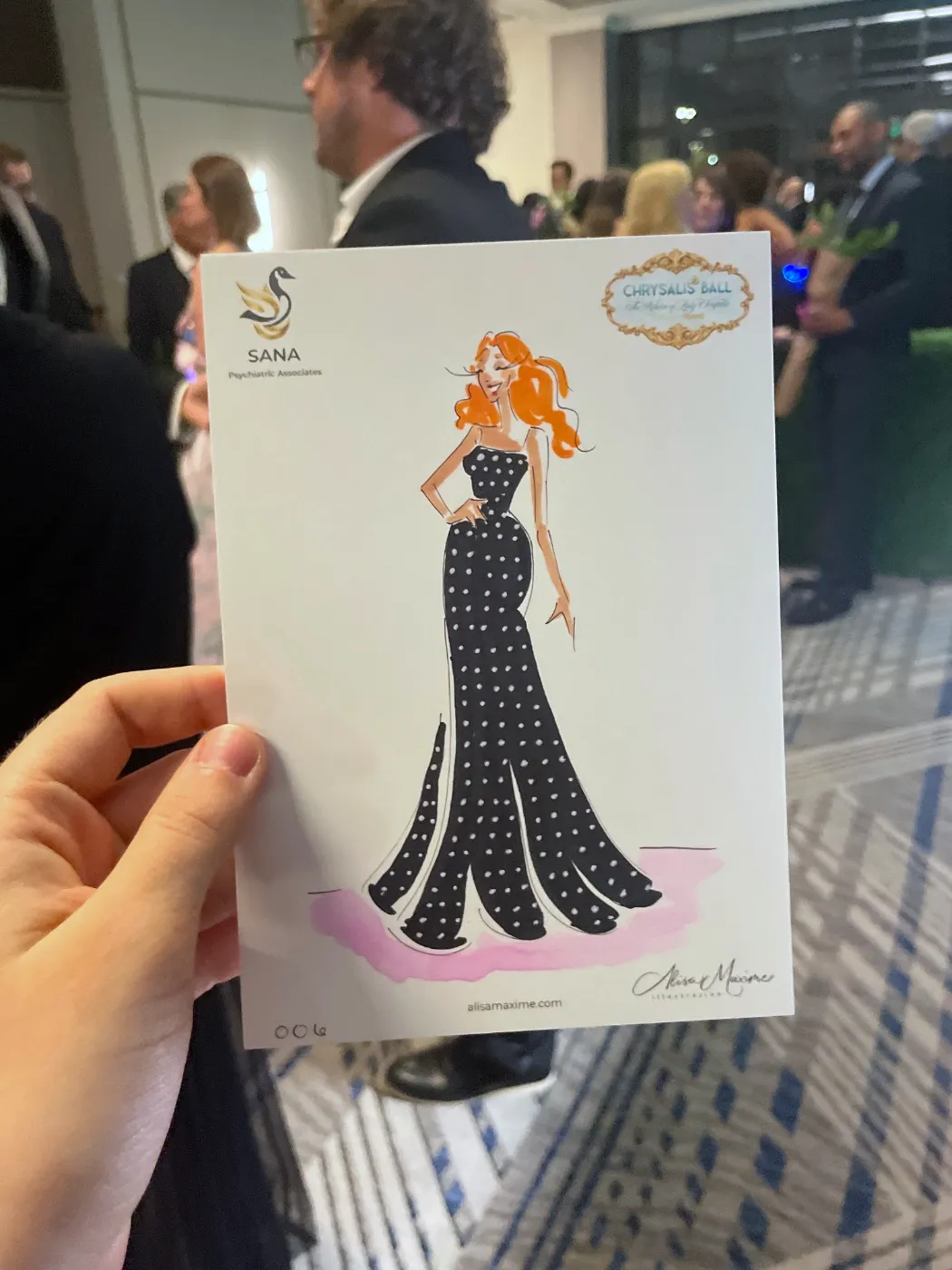 Live fashion sketch 6 from Gala at Omni PGA Frisco Resort & Spa