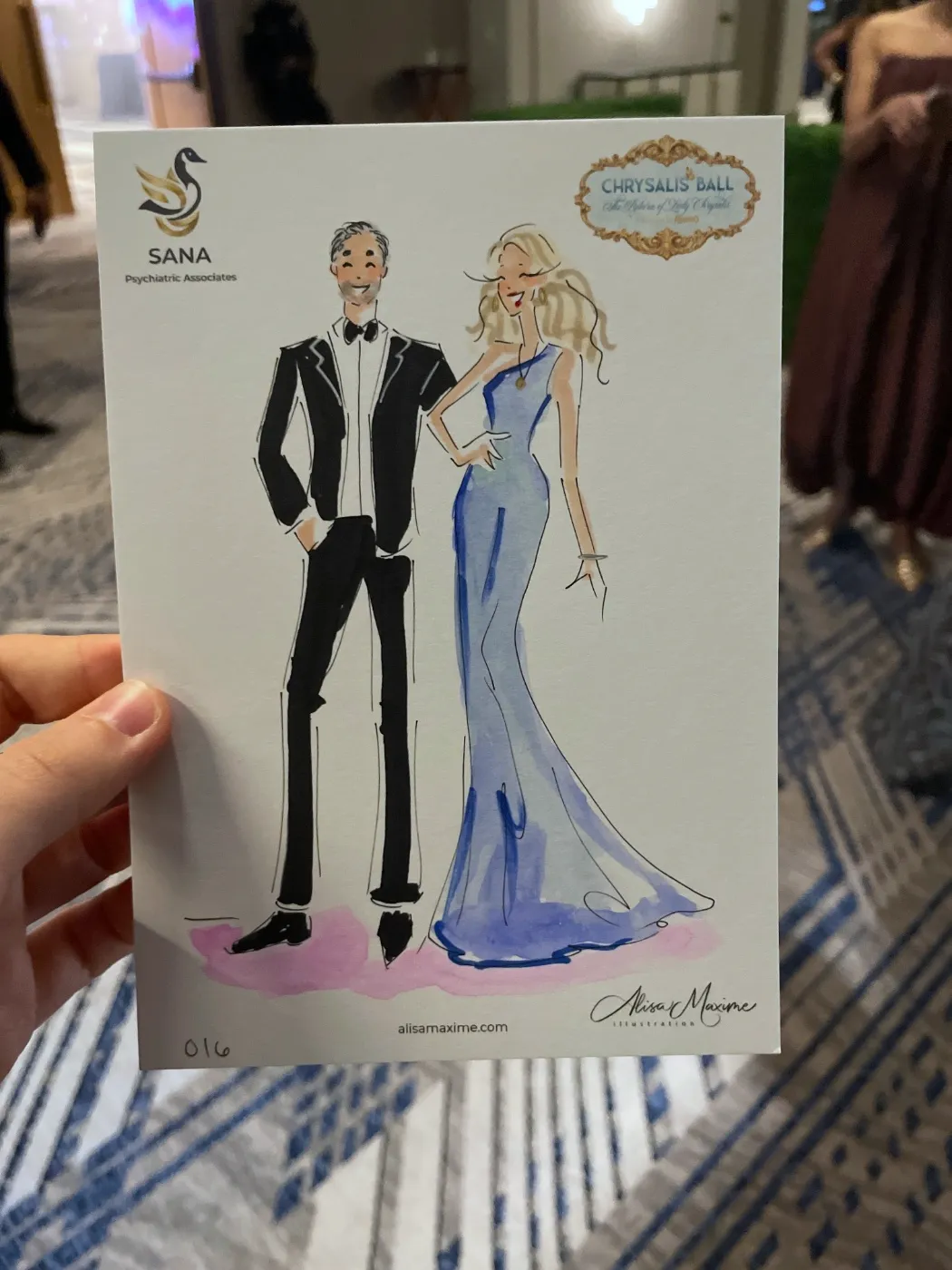Live fashion sketch 16 from Gala at Omni PGA Frisco Resort & Spa