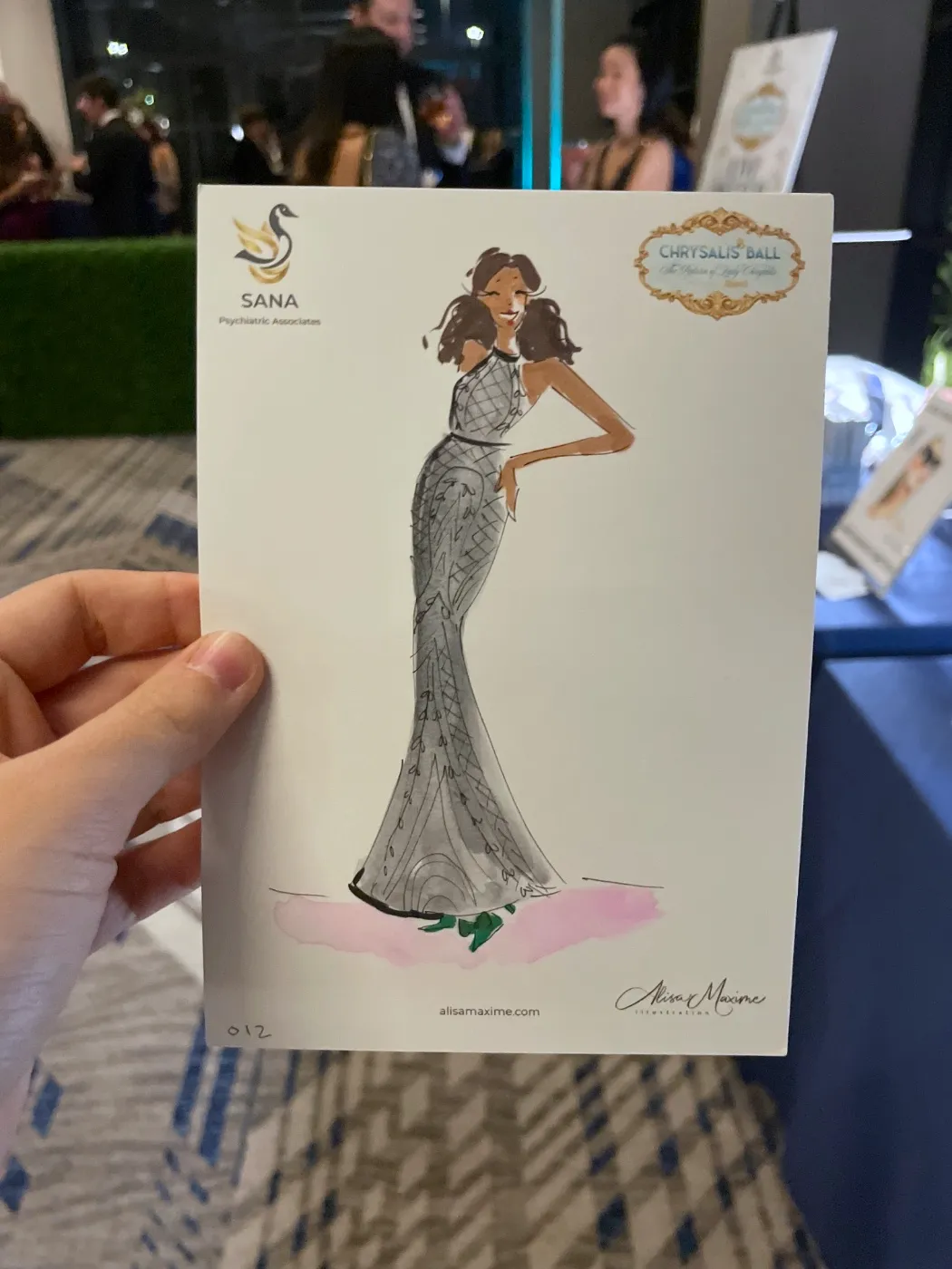Live fashion sketch 12 from Gala at Omni PGA Frisco Resort & Spa