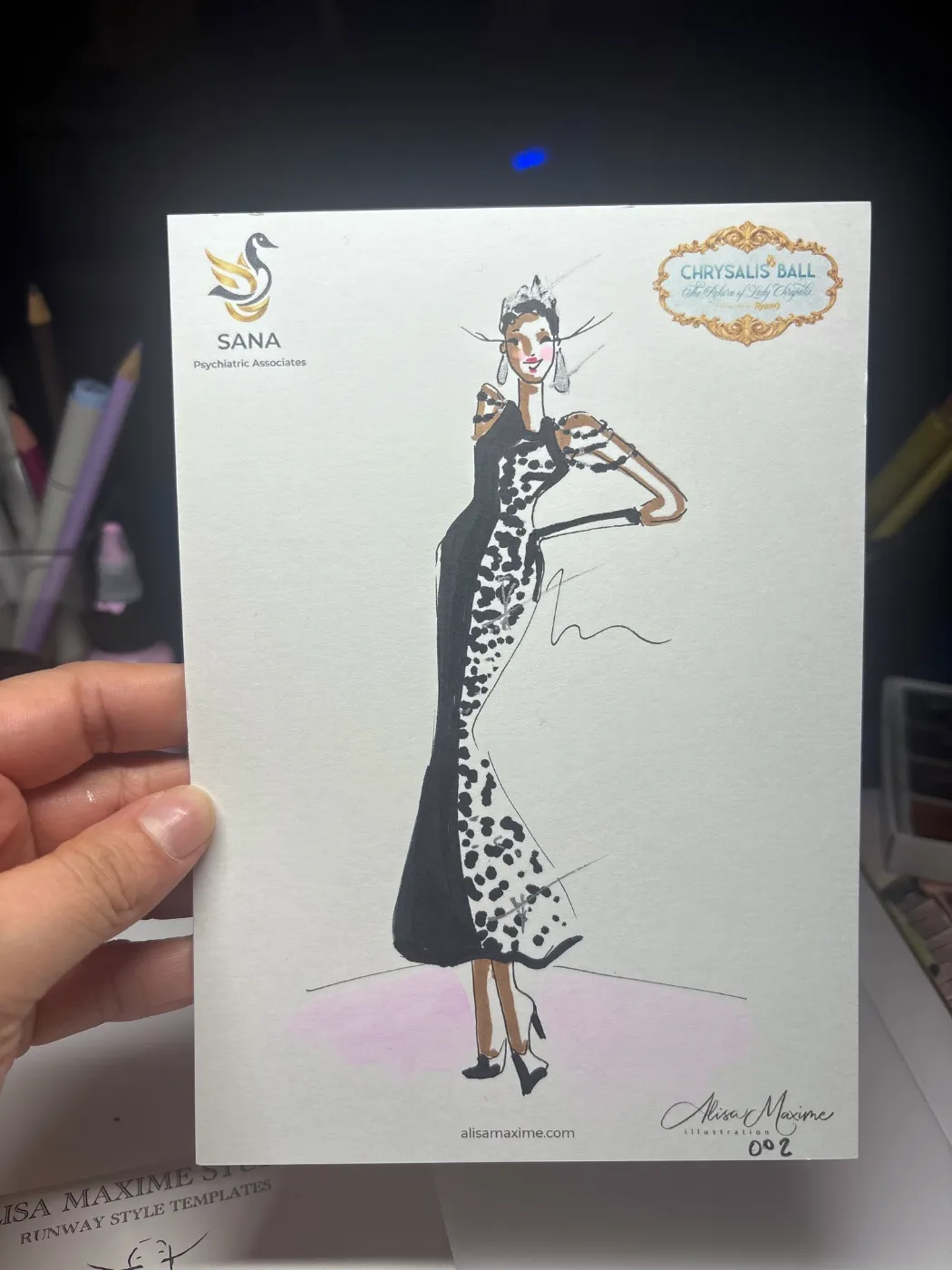 Live fashion sketch 2 from Gala at Omni PGA Frisco Resort & Spa