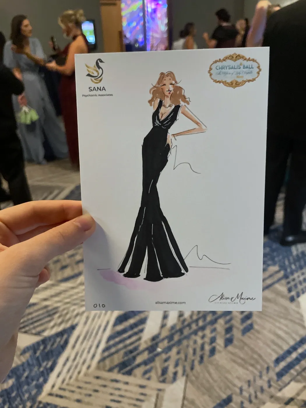 Live fashion sketch 10 from Gala at Omni PGA Frisco Resort & Spa