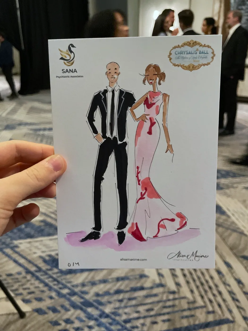 Live fashion sketch 14 from Gala at Omni PGA Frisco Resort & Spa