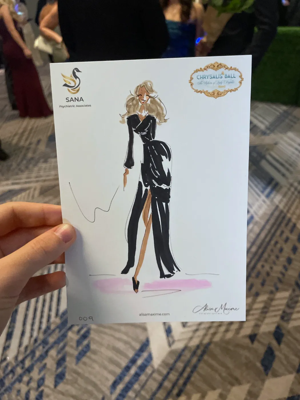 Live fashion sketch 9 from Gala at Omni PGA Frisco Resort & Spa
