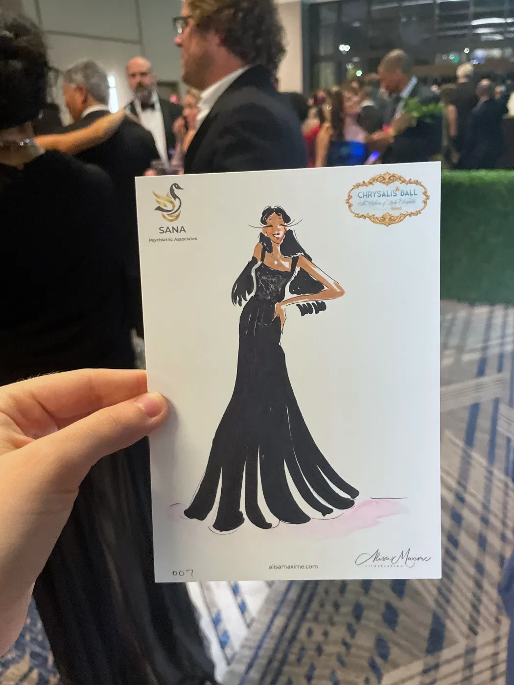 Live fashion sketch 7 from Gala at Omni PGA Frisco Resort & Spa