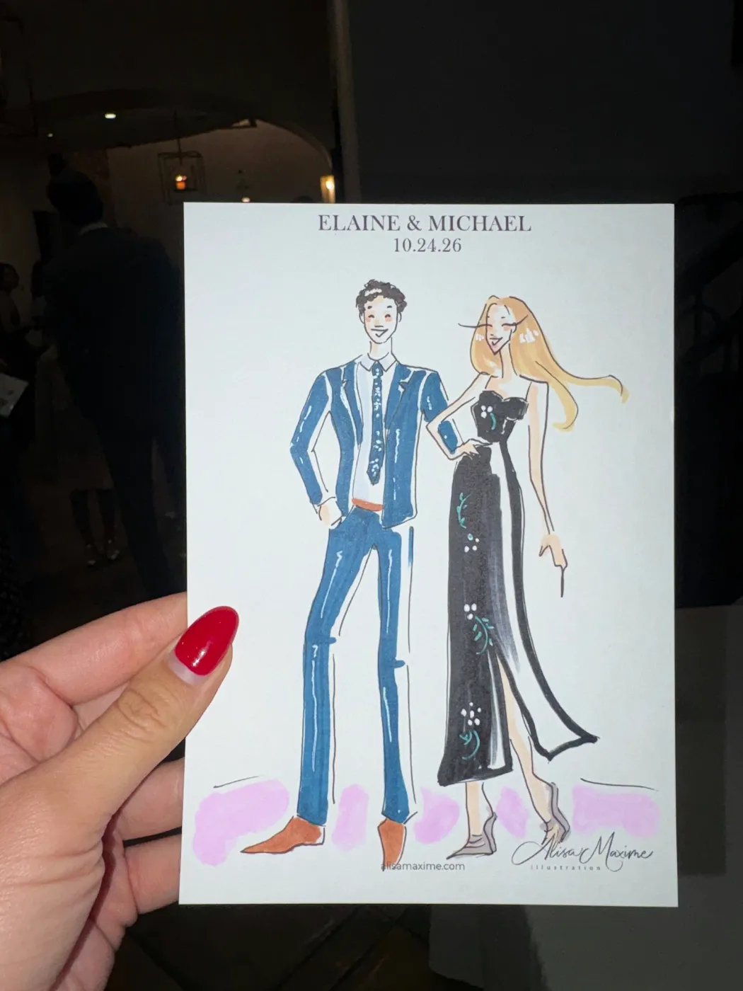 Live fashion sketch 10 from Wedding at Vellano Estate by Wedgewood Weddings, Chino Hills