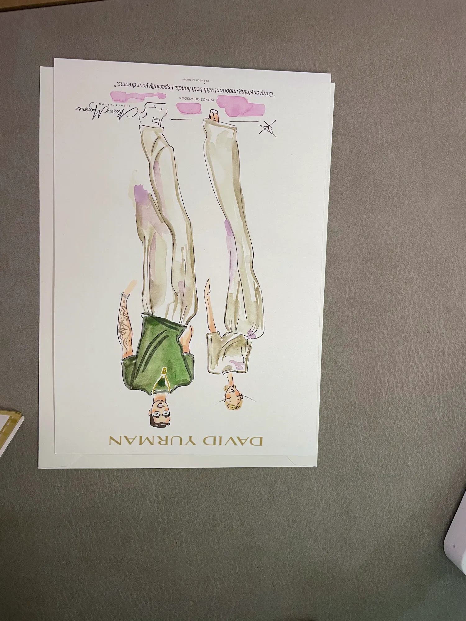 Live fashion sketch 6 from Elegant Evening with David Yurman in Nashville