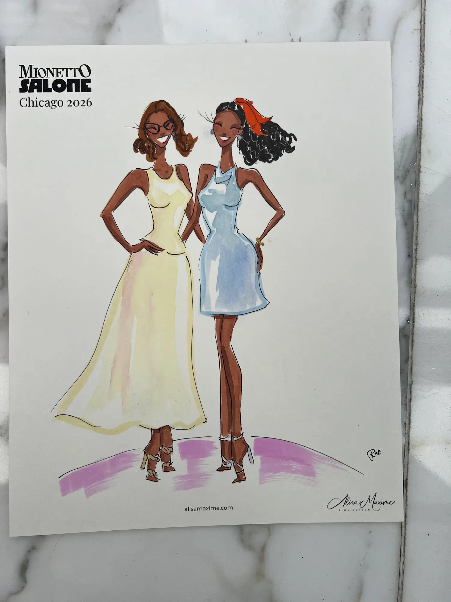 Live sketch from Corporate Event at The Ritz-Carlton, Chicago