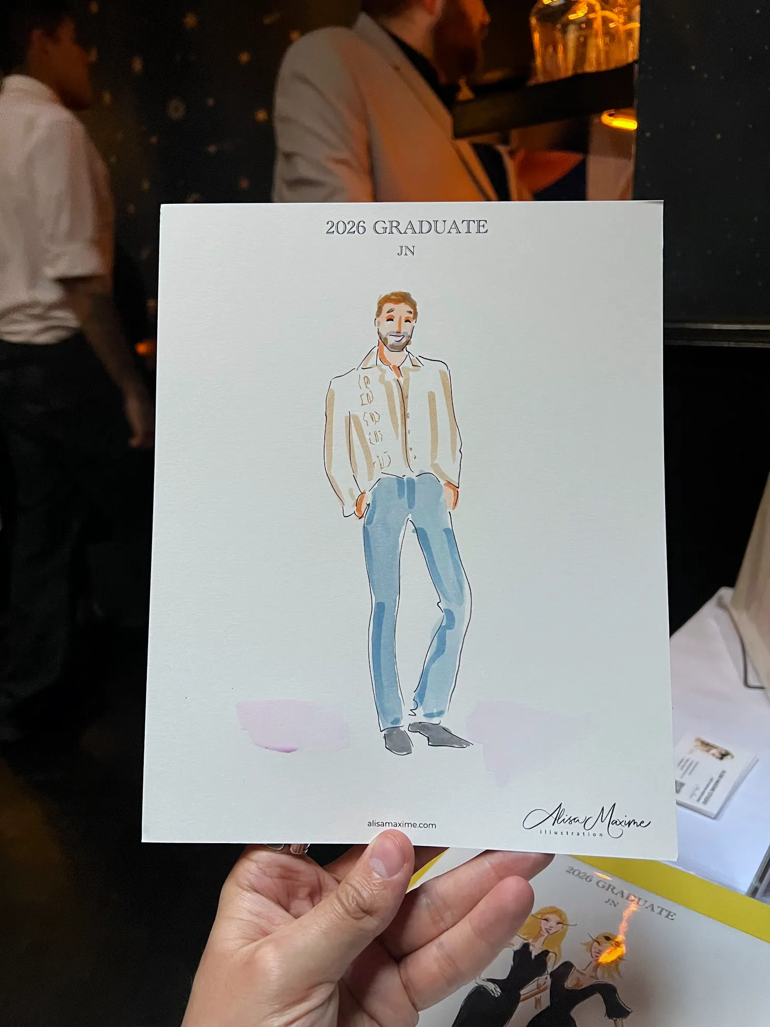 Live fashion sketch 12 from Graduation Fashion Celebration in New York City