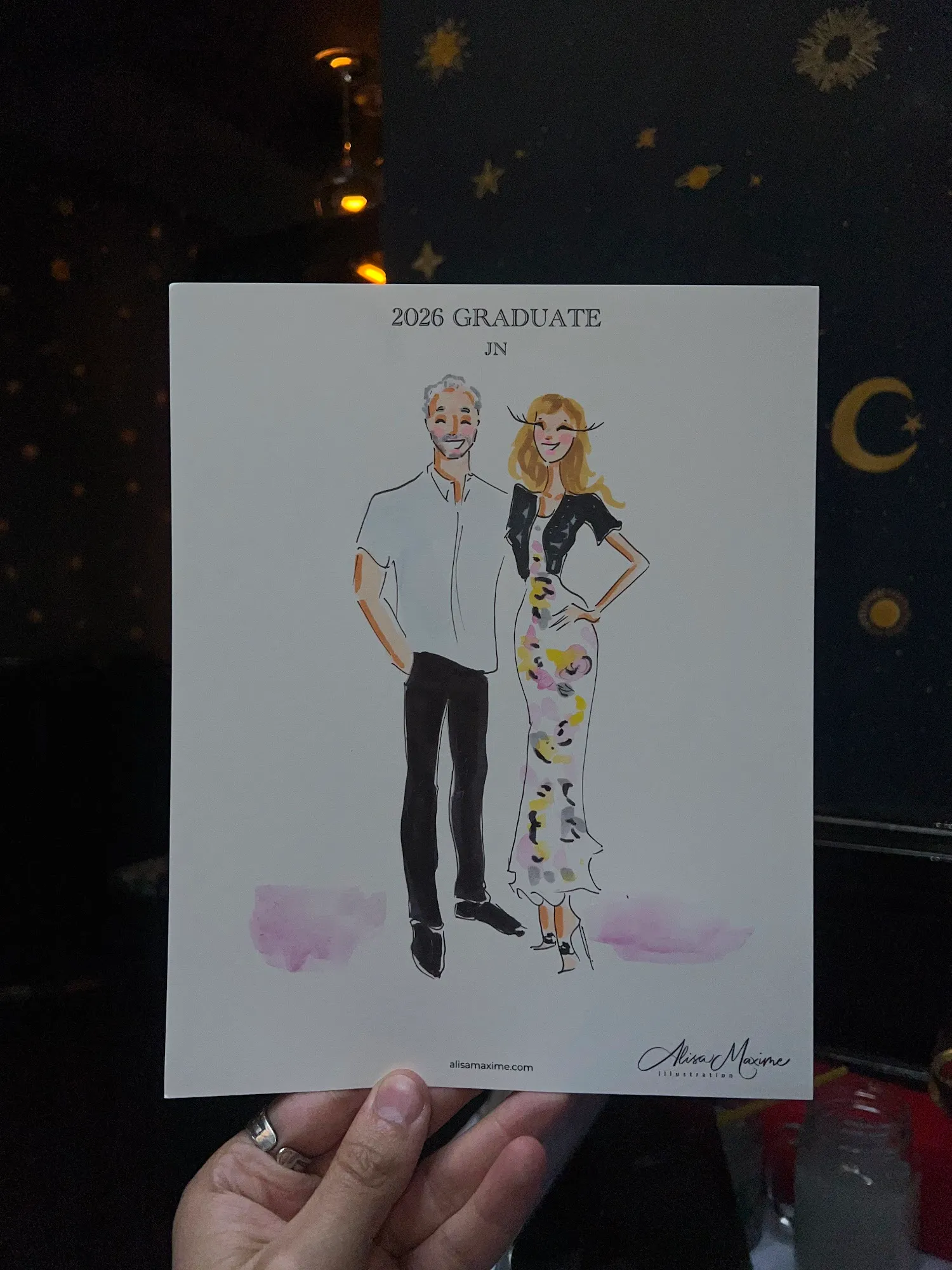 Live fashion sketch 7 from Graduation Fashion Celebration in New York City