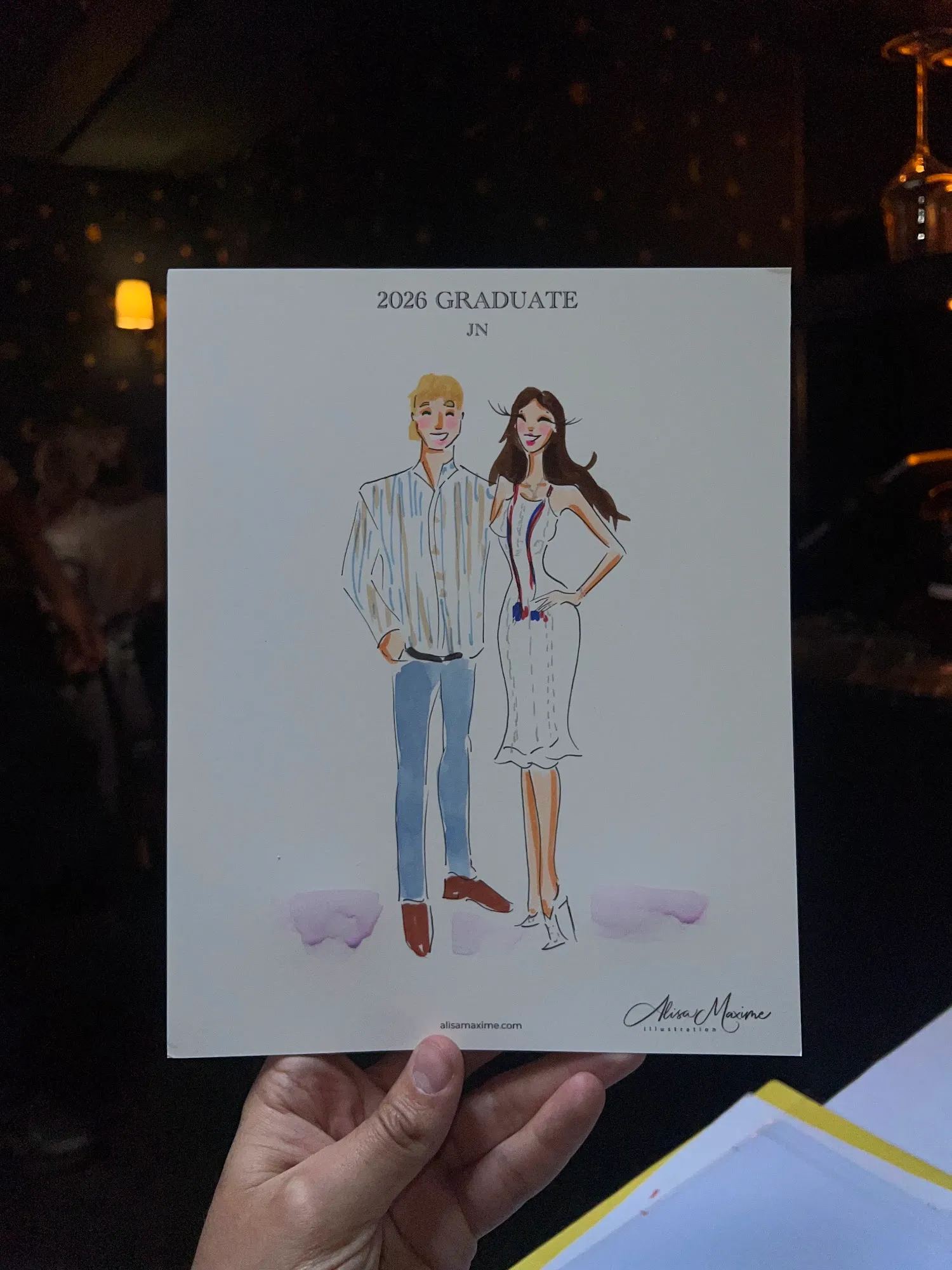 Live fashion sketch 6 from Graduation Fashion Celebration in New York City