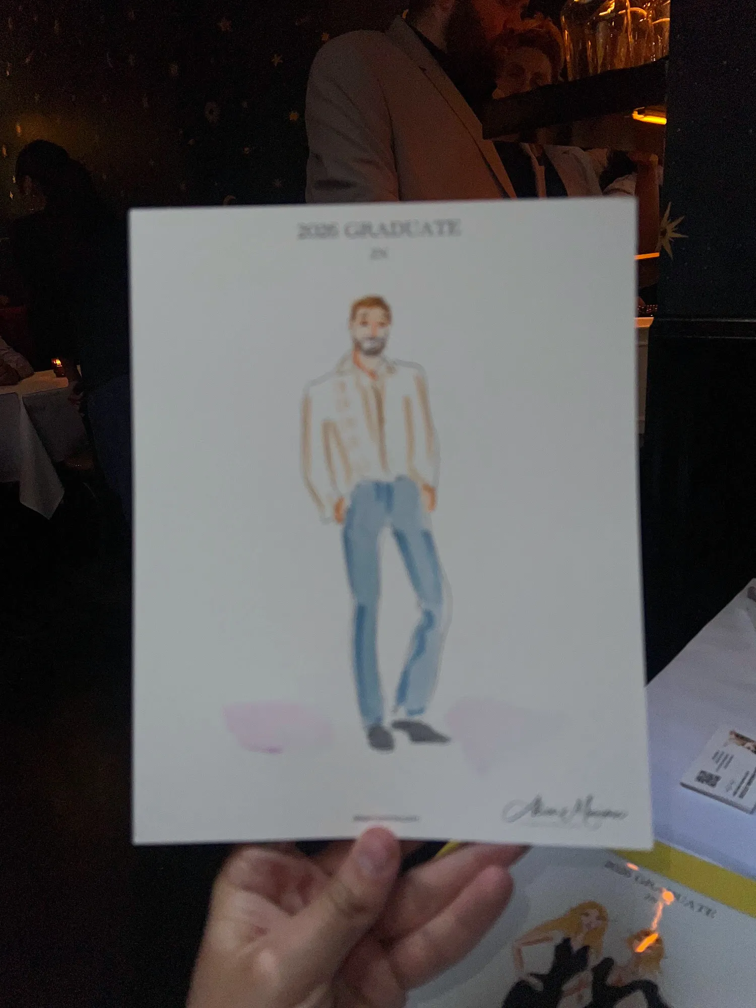 Live fashion sketch 11 from Graduation Fashion Celebration in New York City