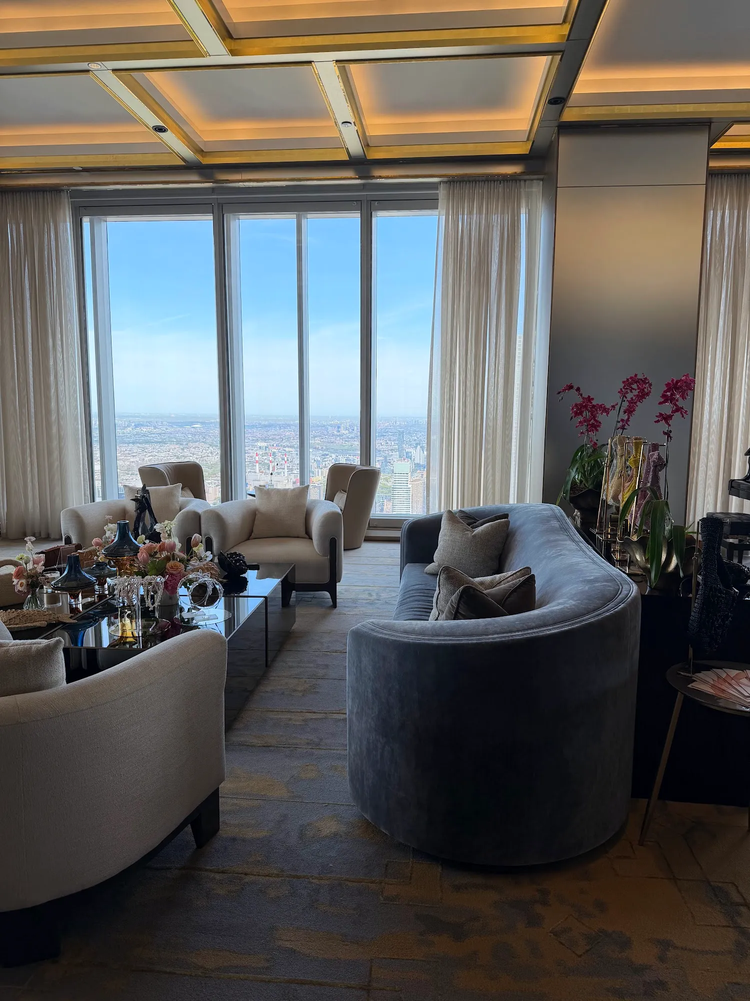 Infinity Creative Agency Shop Event at Central Park Tower, New York — from the evening
