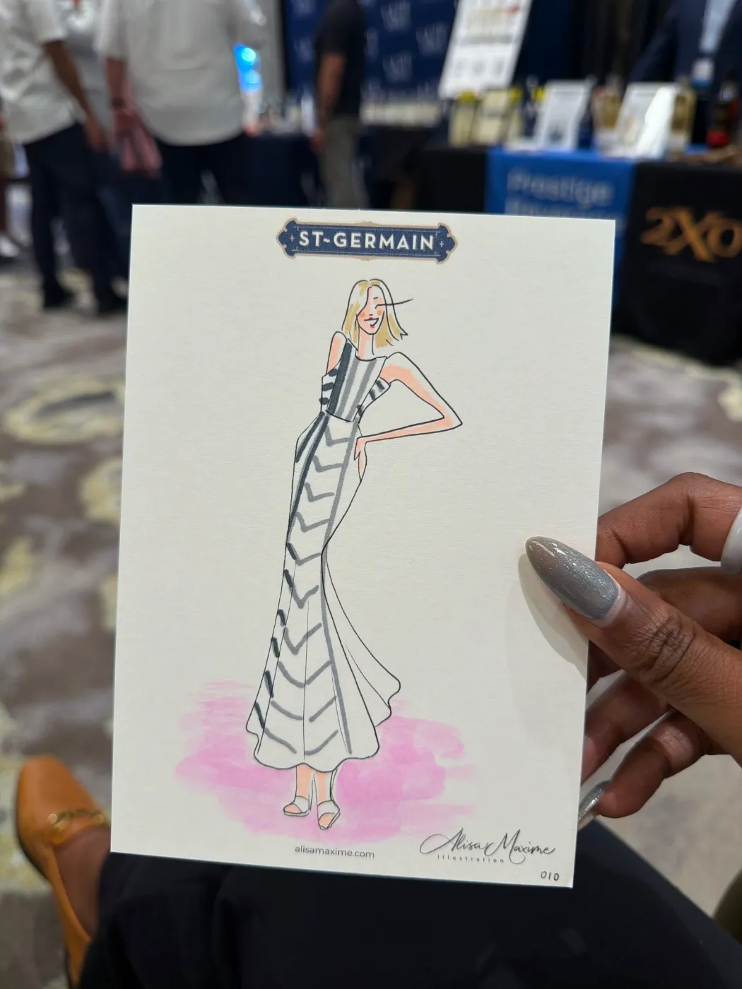 Live fashion sketch 10 from Event at The Post Oak Hotel, Houston