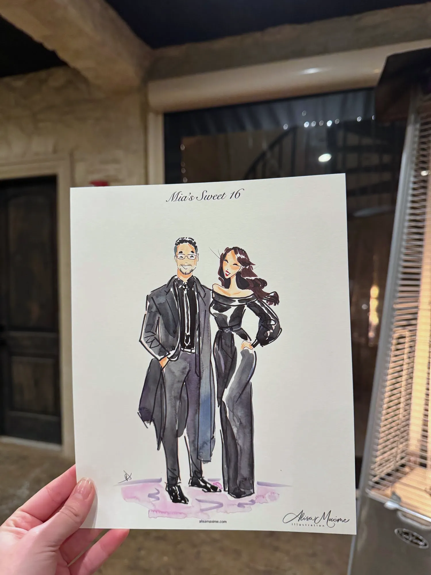 Live fashion sketch 6 from Sweet 16 Celebration at Knotting Hill Place, Little Elm