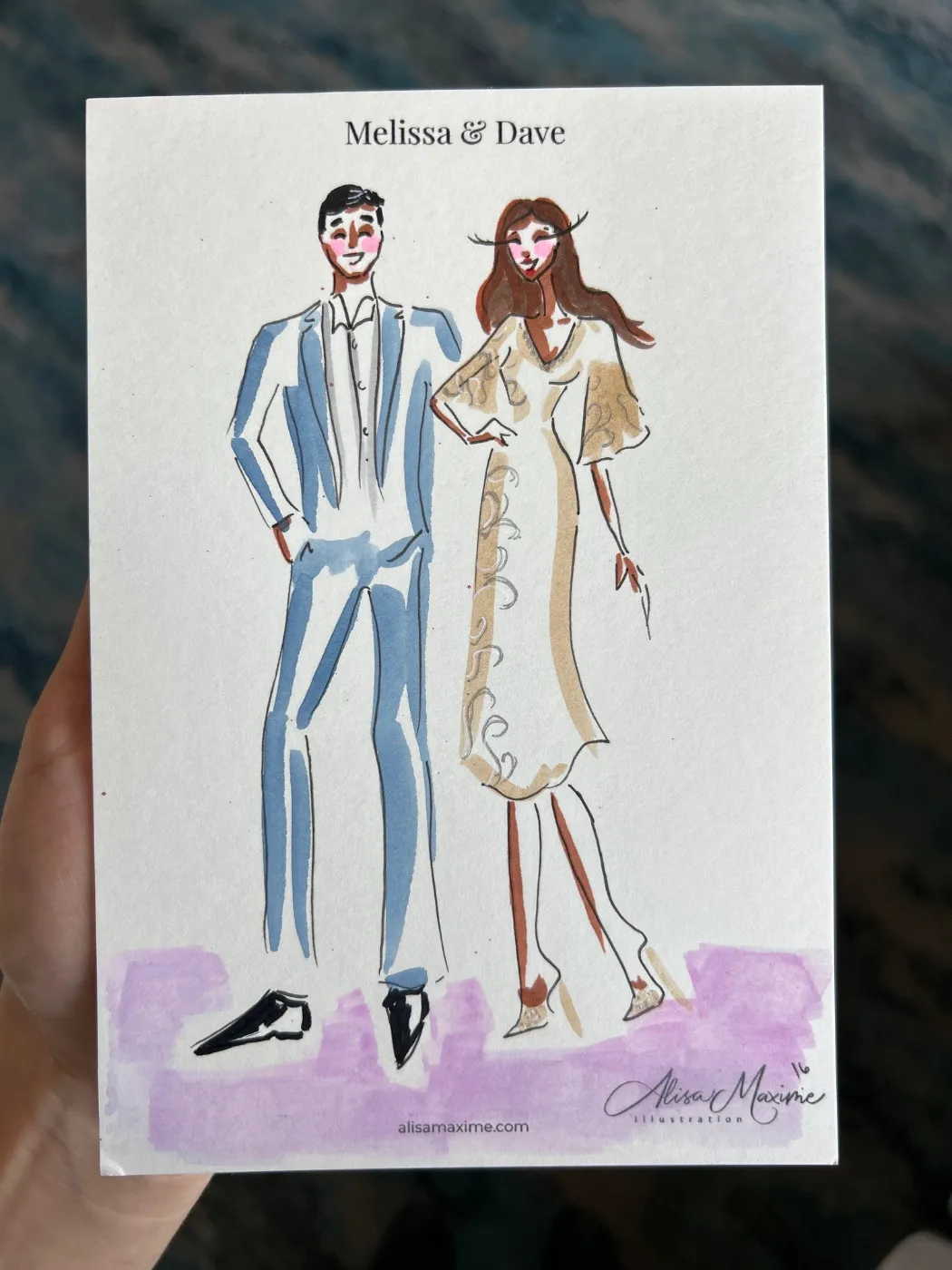 Live fashion sketch 16 from Wedding at Water's Edge Resort and Spa, Westbrook