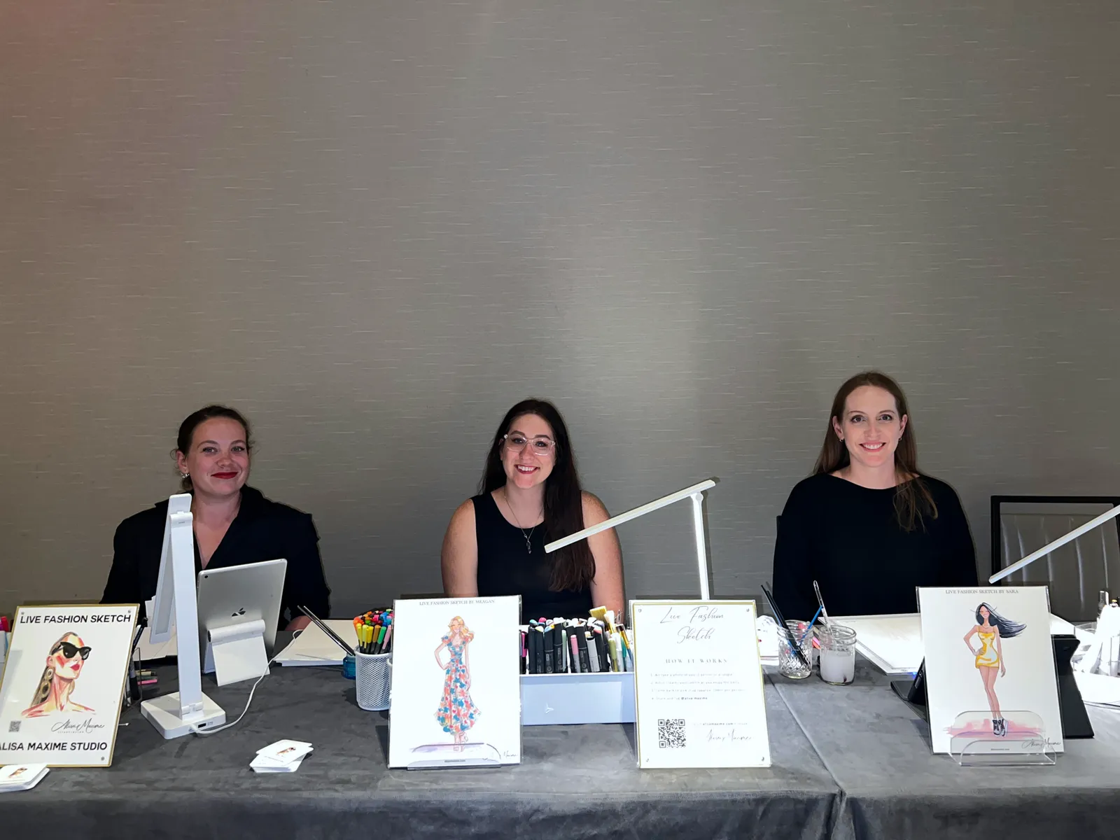 Our table at Omni Houston Hotel