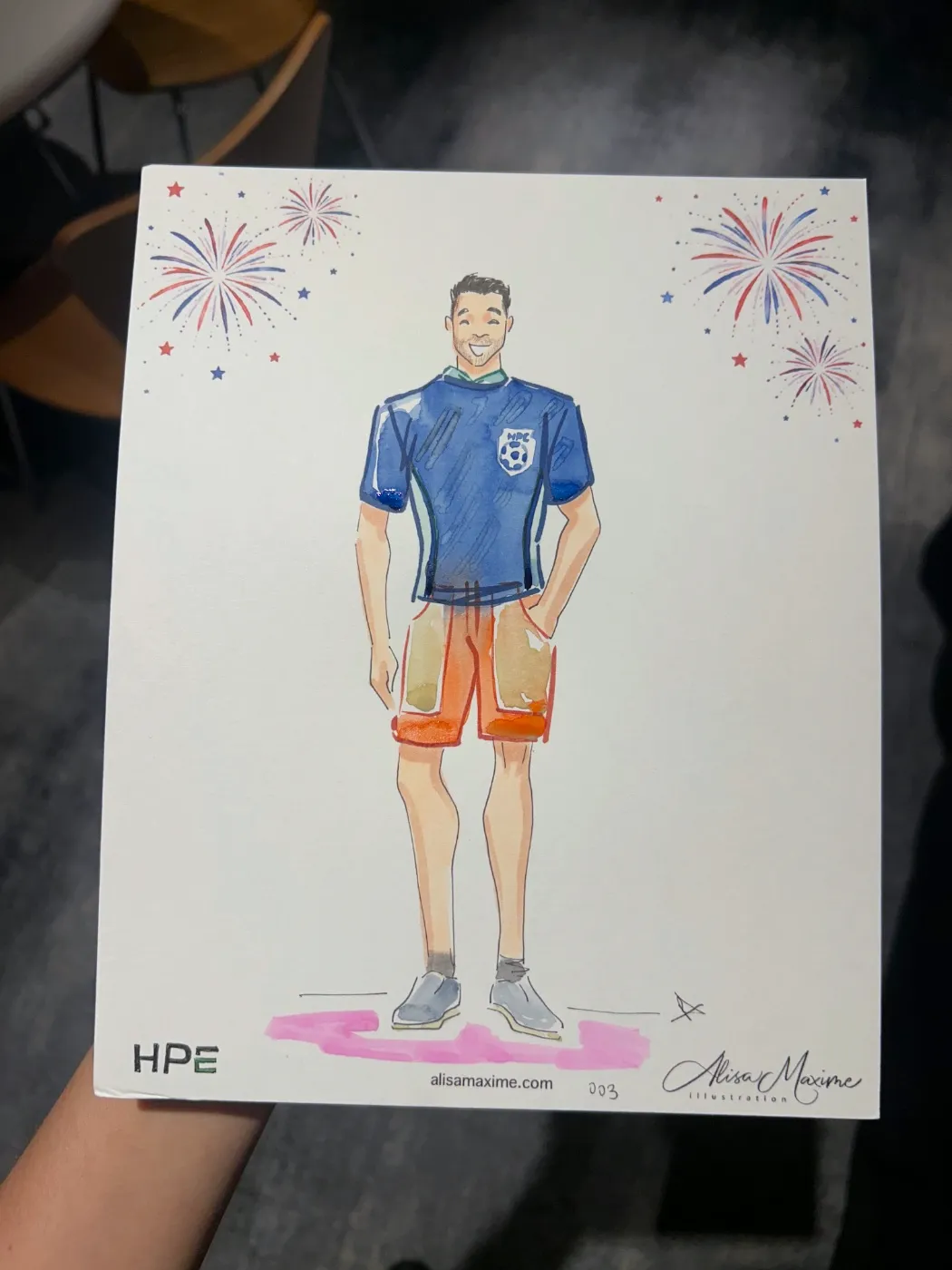 Live fashion sketch 4 from Corporate Event at The Langham, New York
