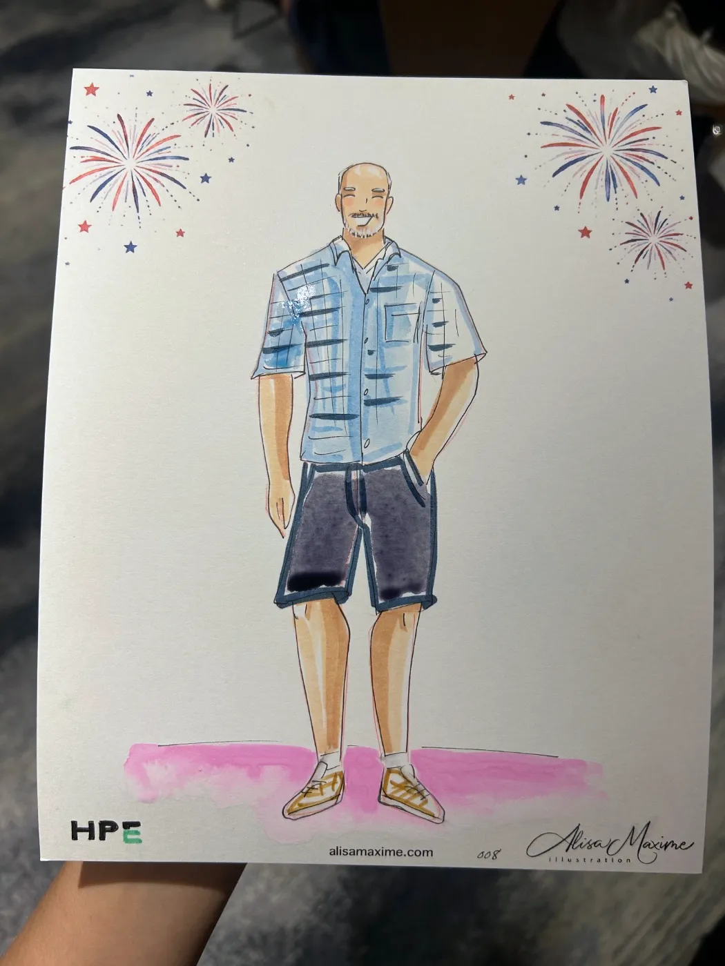Live fashion sketch 9 from Corporate Event at The Langham, New York