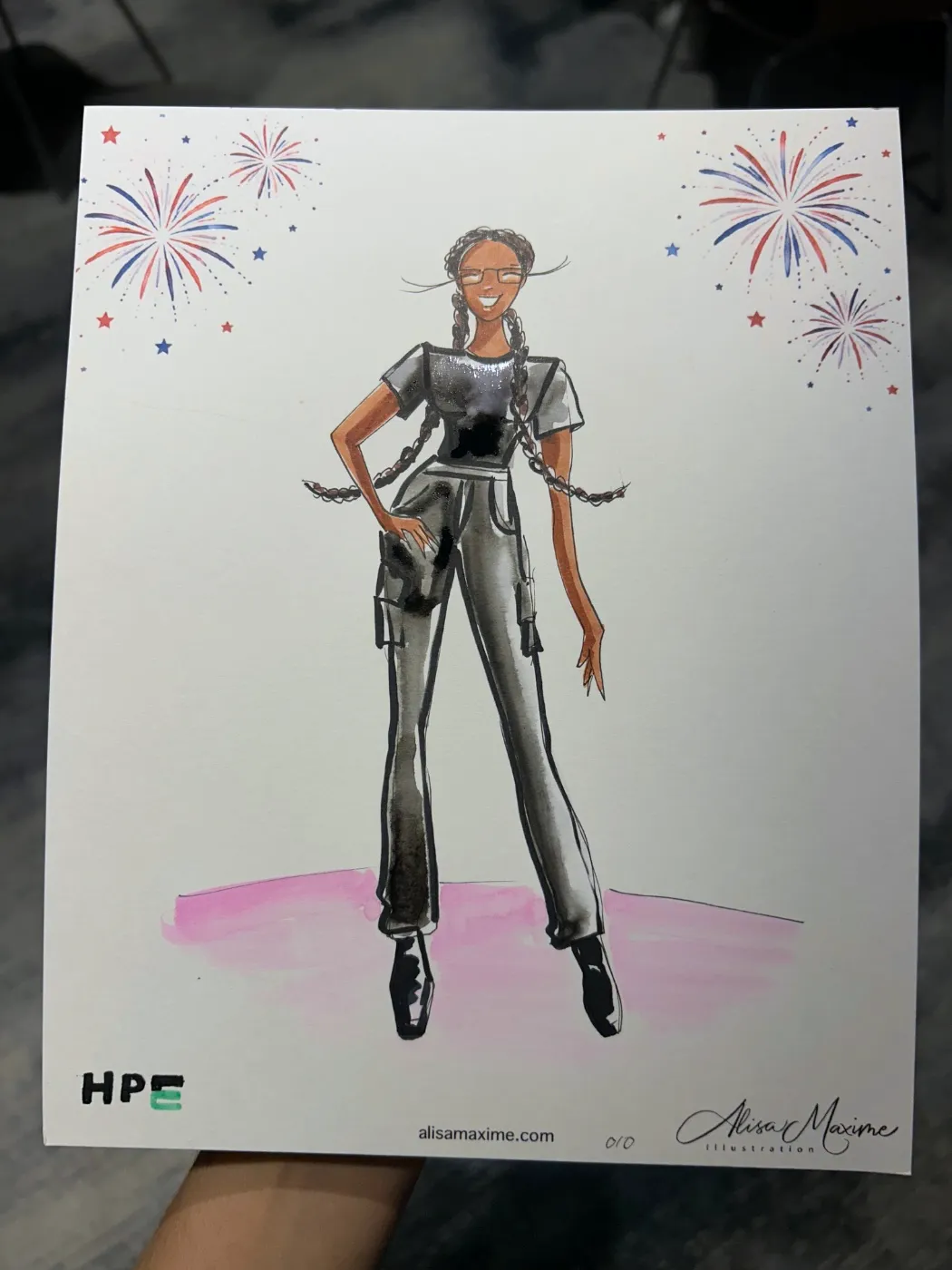 Live fashion sketch 11 from Corporate Event at The Langham, New York