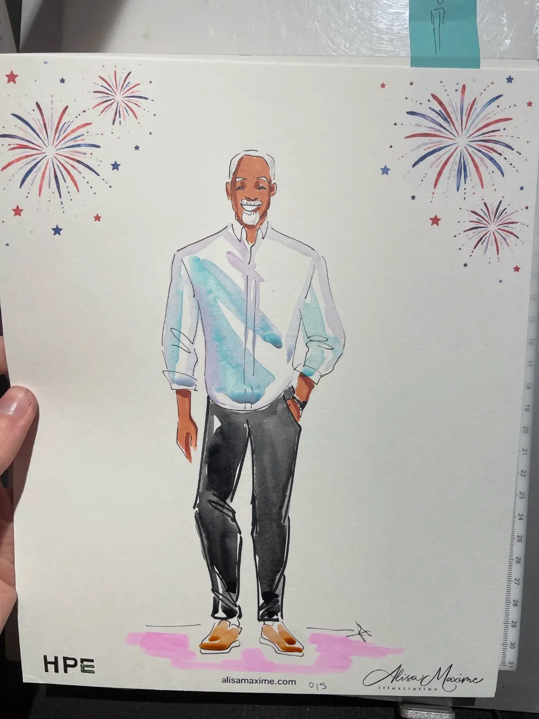 Live fashion sketch 15 from Corporate Event at The Langham, New York