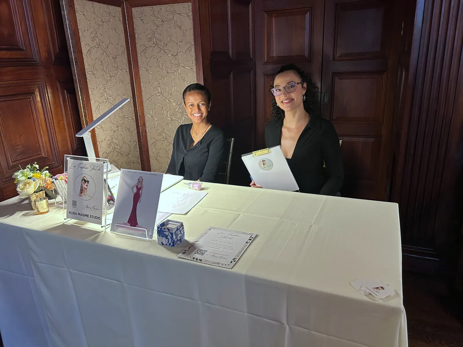 Our table at The Athenaeum