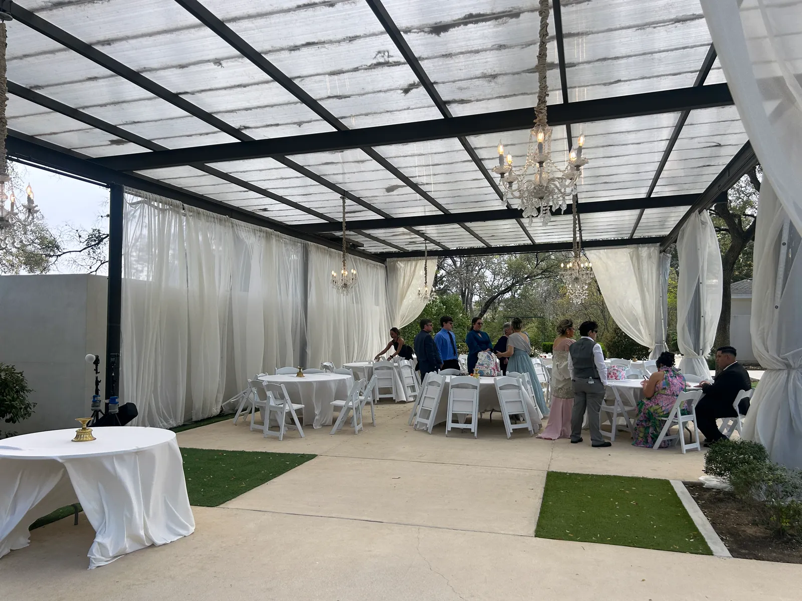 San Antonio Wedding at The Gardens at West Green — from the evening