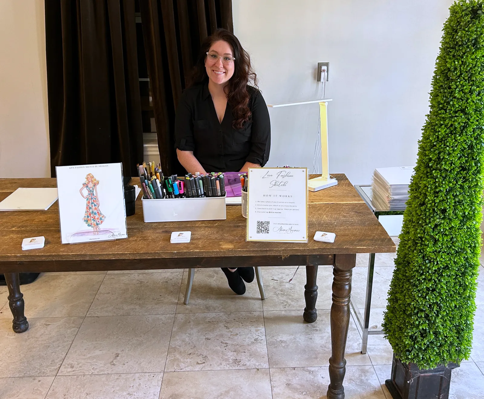 Our table at The Gardens