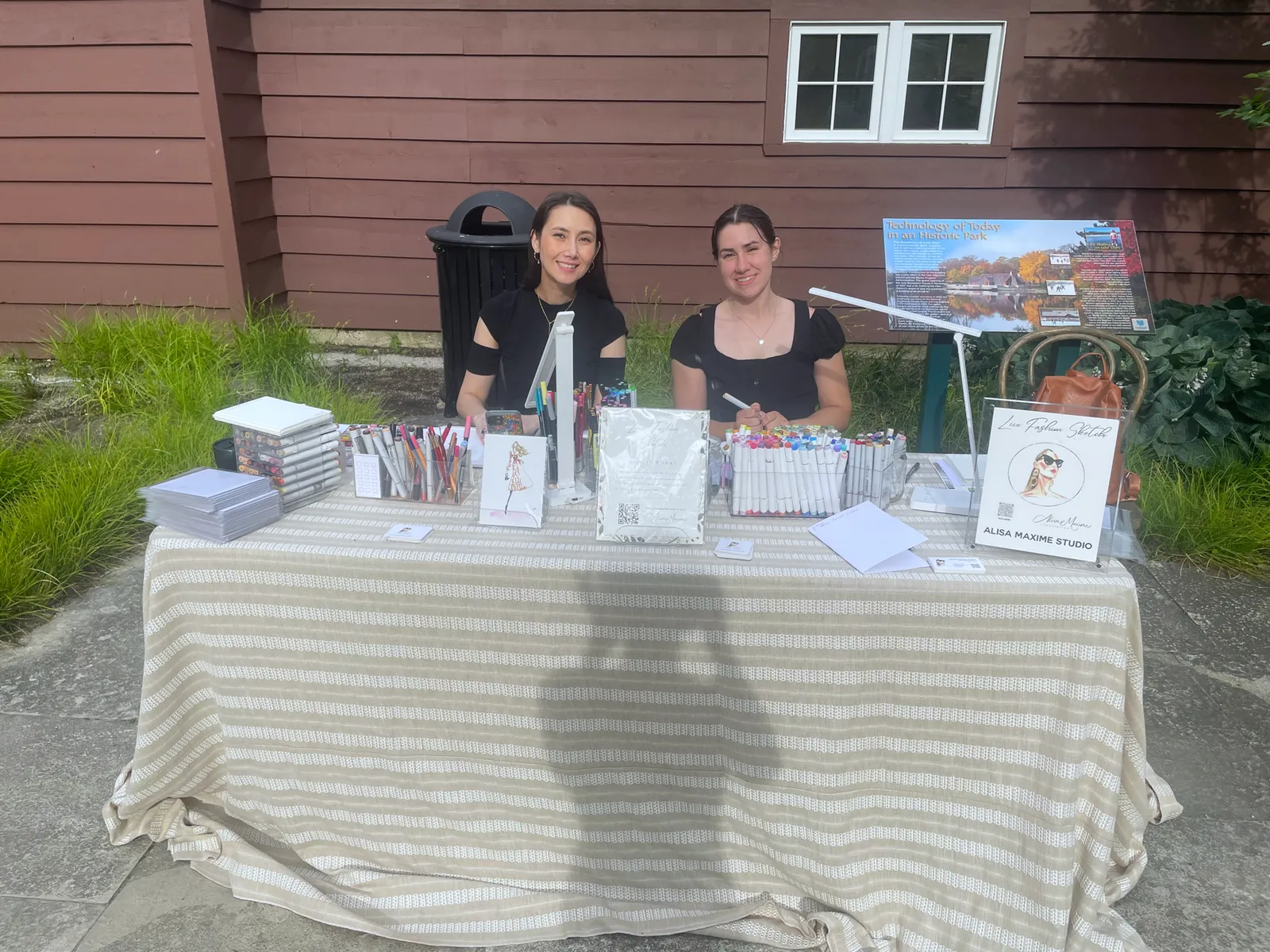 Our table at Boathouse at Lake Ellyn