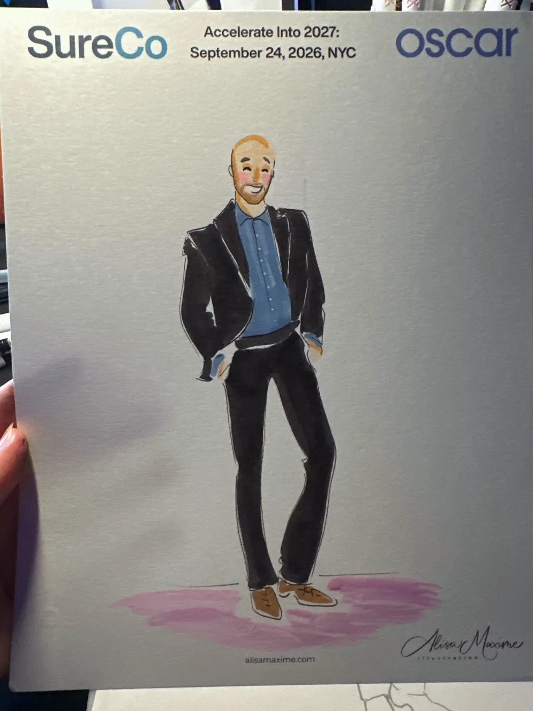 Live fashion sketch 8 from Corporate Party at Classic Car Club Manhattan