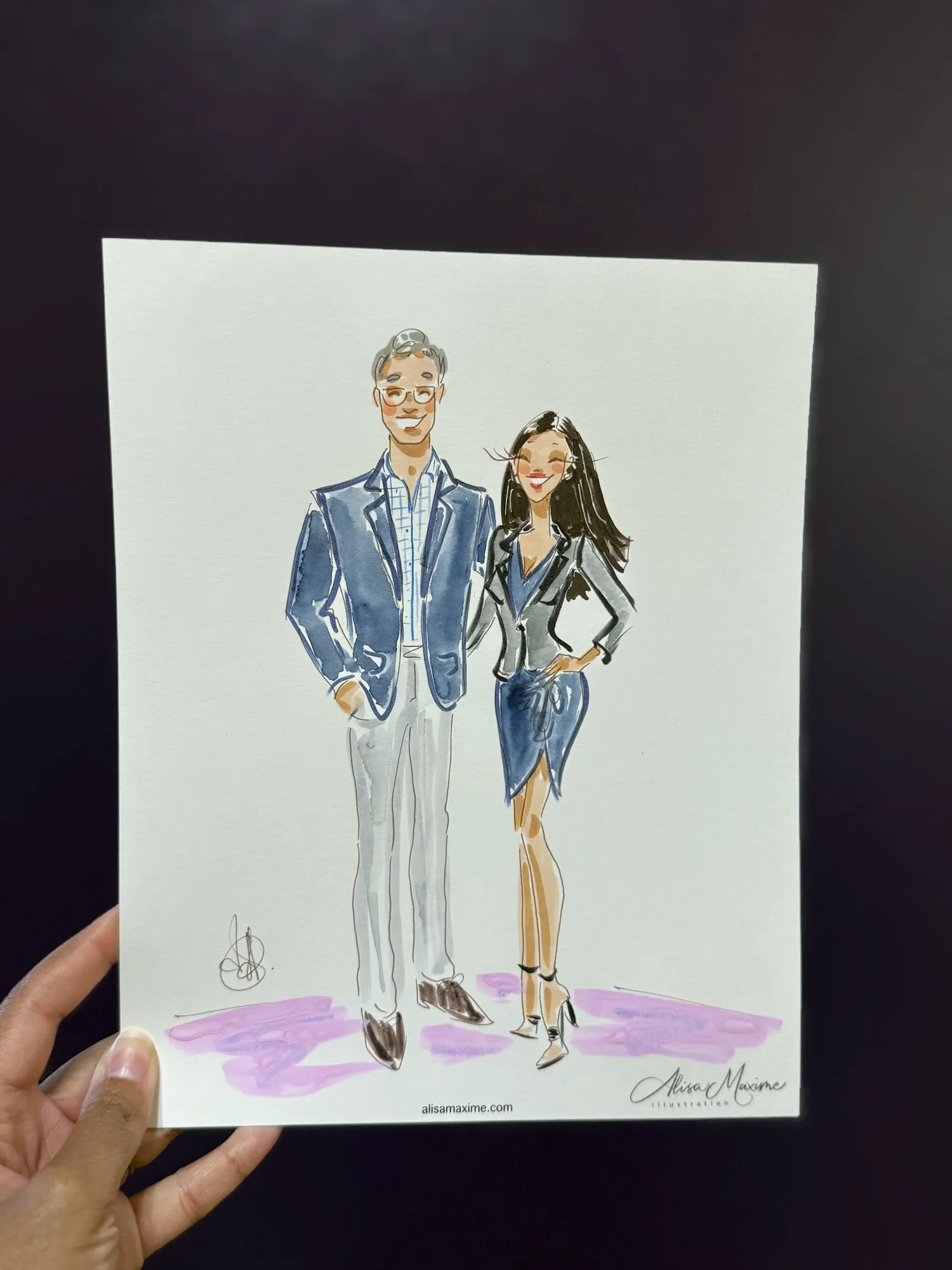 Live fashion sketch 6 from Pickleball Wedding Celebration at Lake Church, Arlington