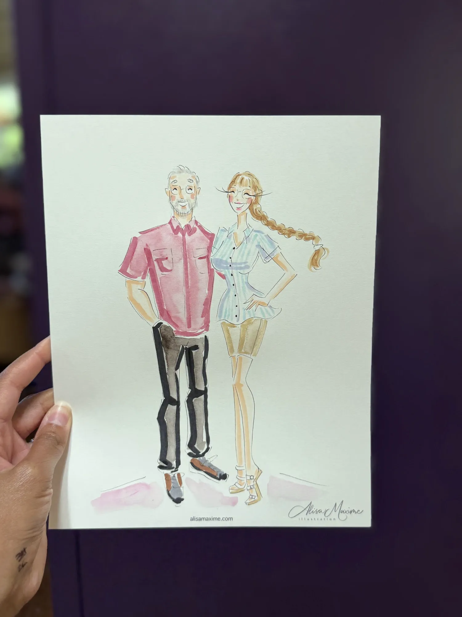 Live fashion sketch 11 from Pickleball Wedding Celebration at Lake Church, Arlington