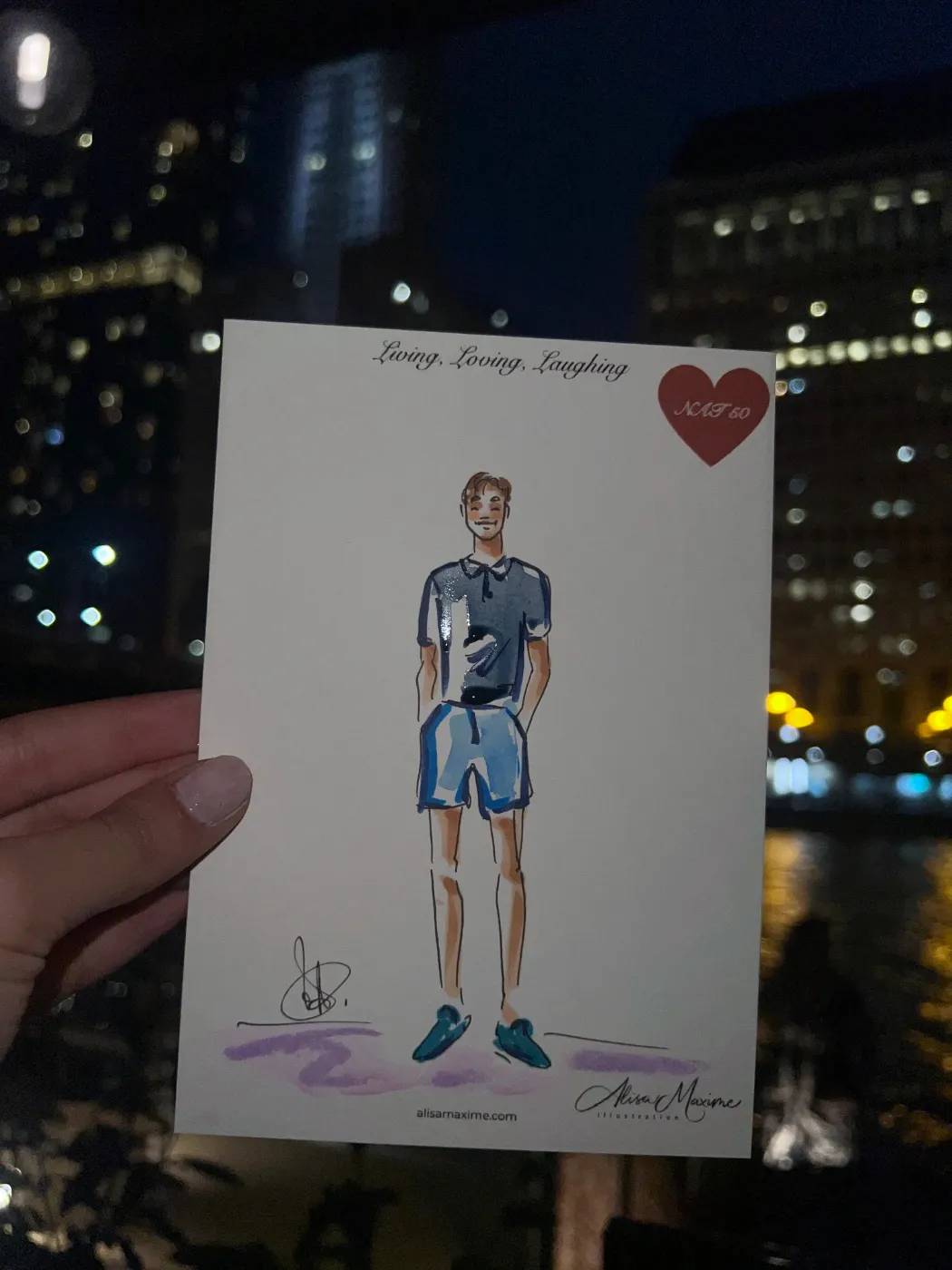 Live fashion sketch 4 from Birthday Party at NAIA, Chicago