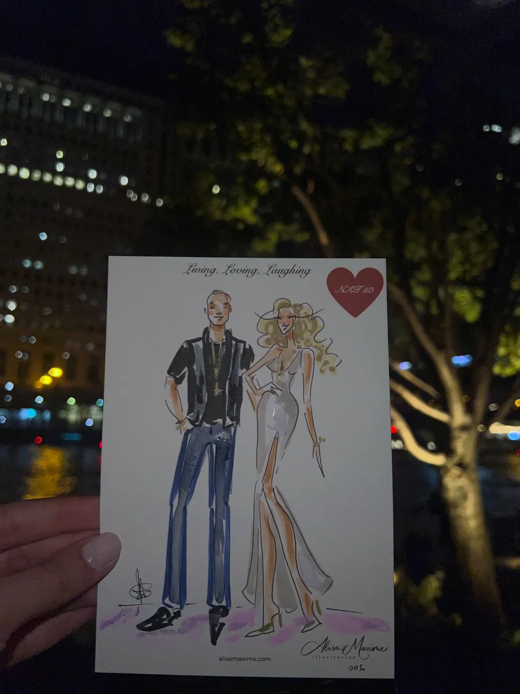 Live fashion sketch 7 from Birthday Party at NAIA, Chicago