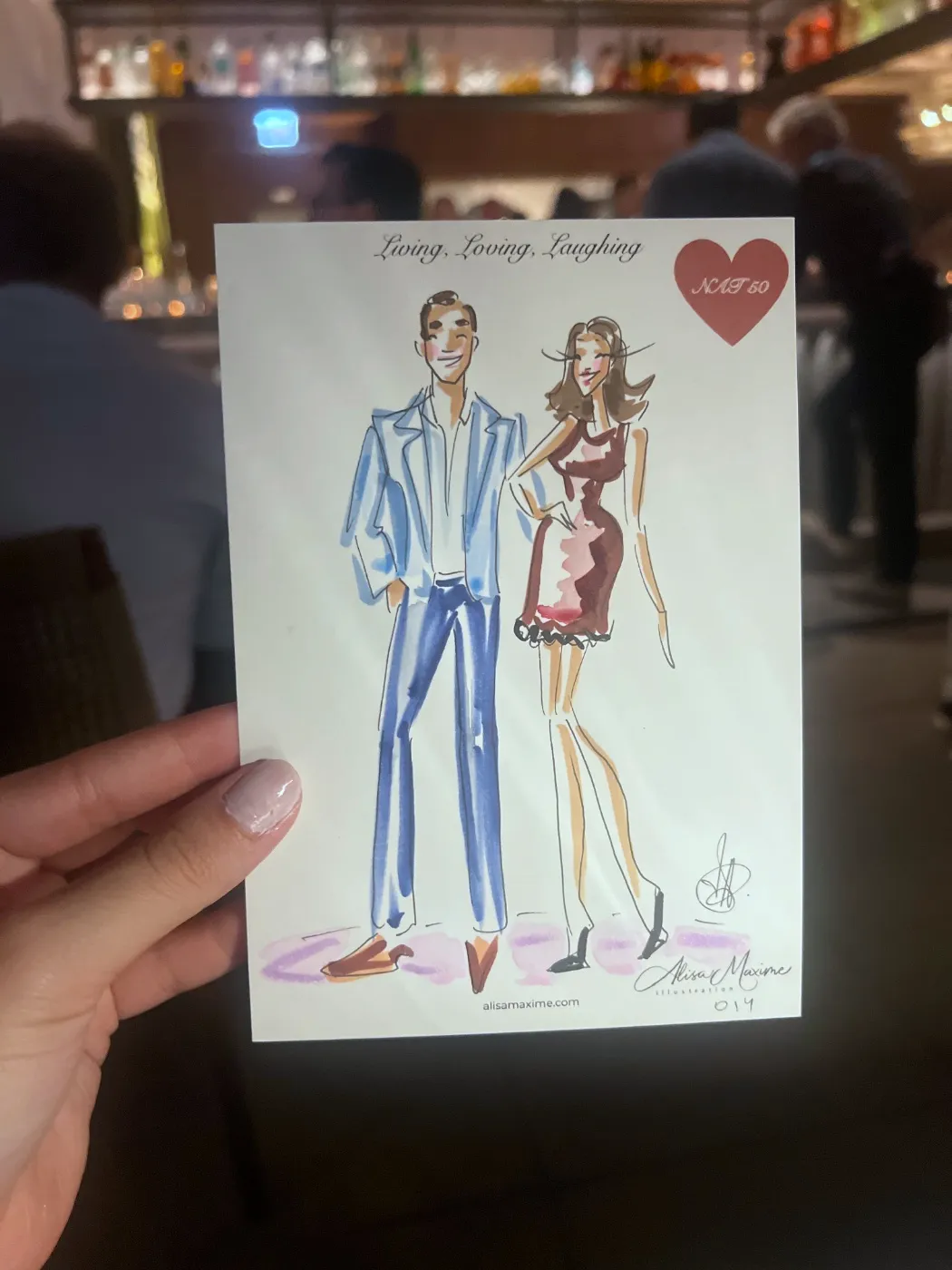 Live fashion sketch 15 from Birthday Party at NAIA, Chicago