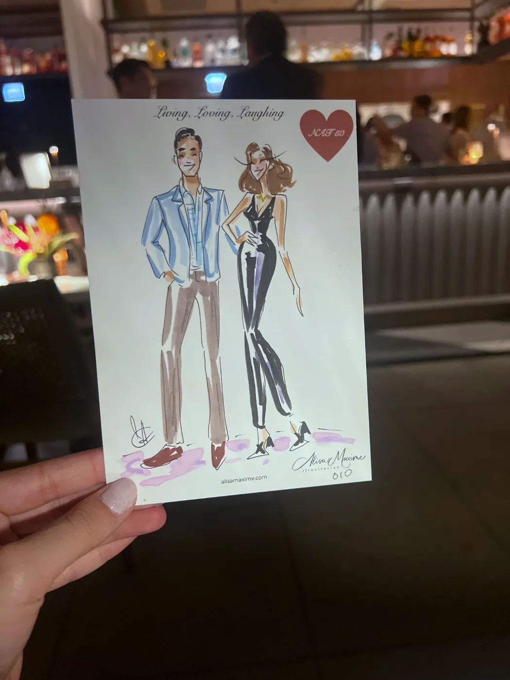 Live fashion sketch 11 from Birthday Party at NAIA, Chicago