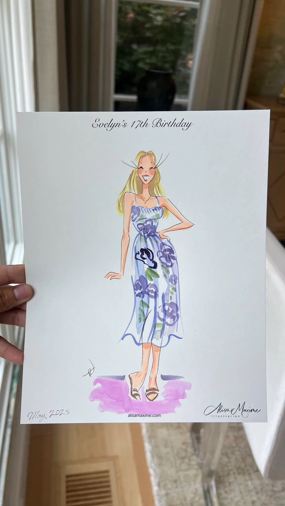 Live fashion sketch 11 from Birthday Brunch Celebration in Dallas